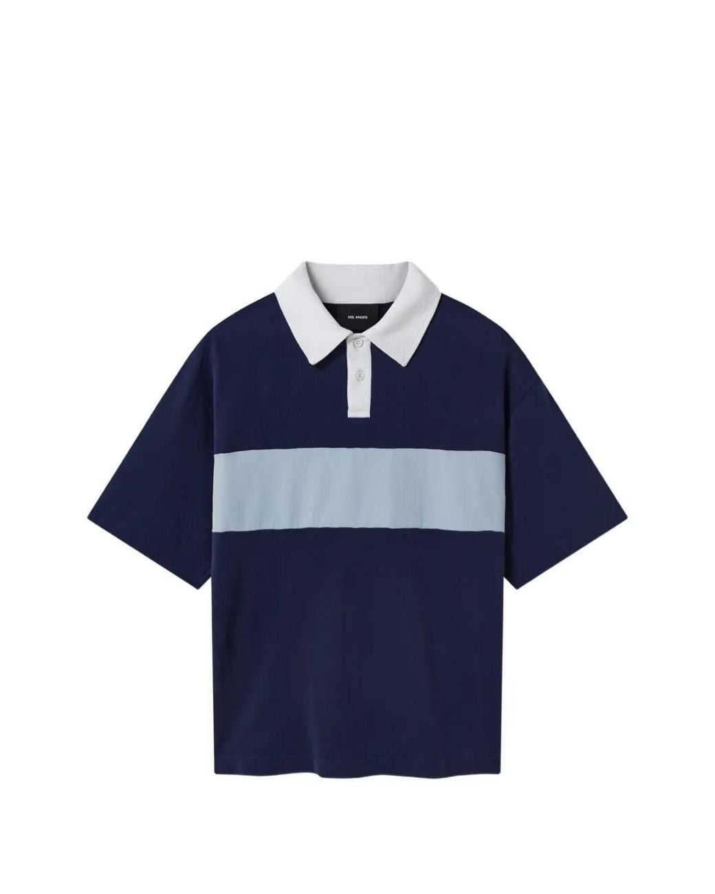 Axel Arigato Blue Brook Colour-Block Polo Shirt for men
