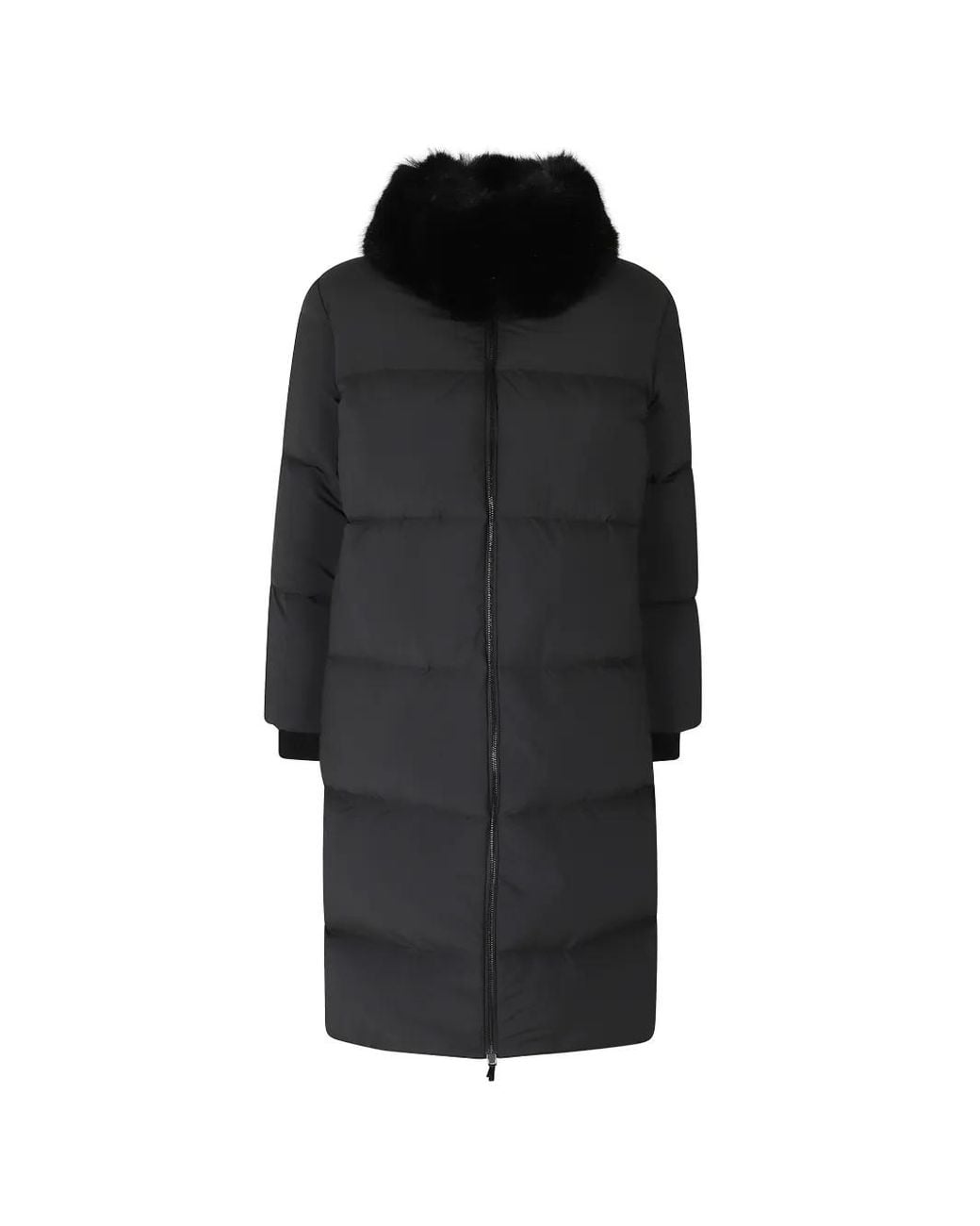 Rrd Black Fly Tubic 18 Faux-Fur Trim Padded Parka