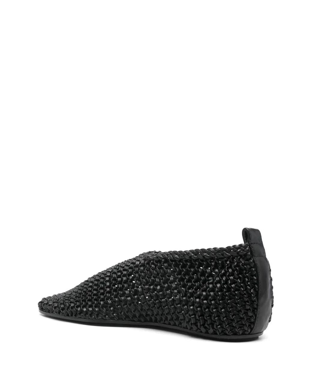Totême Black Slip-On Shoes