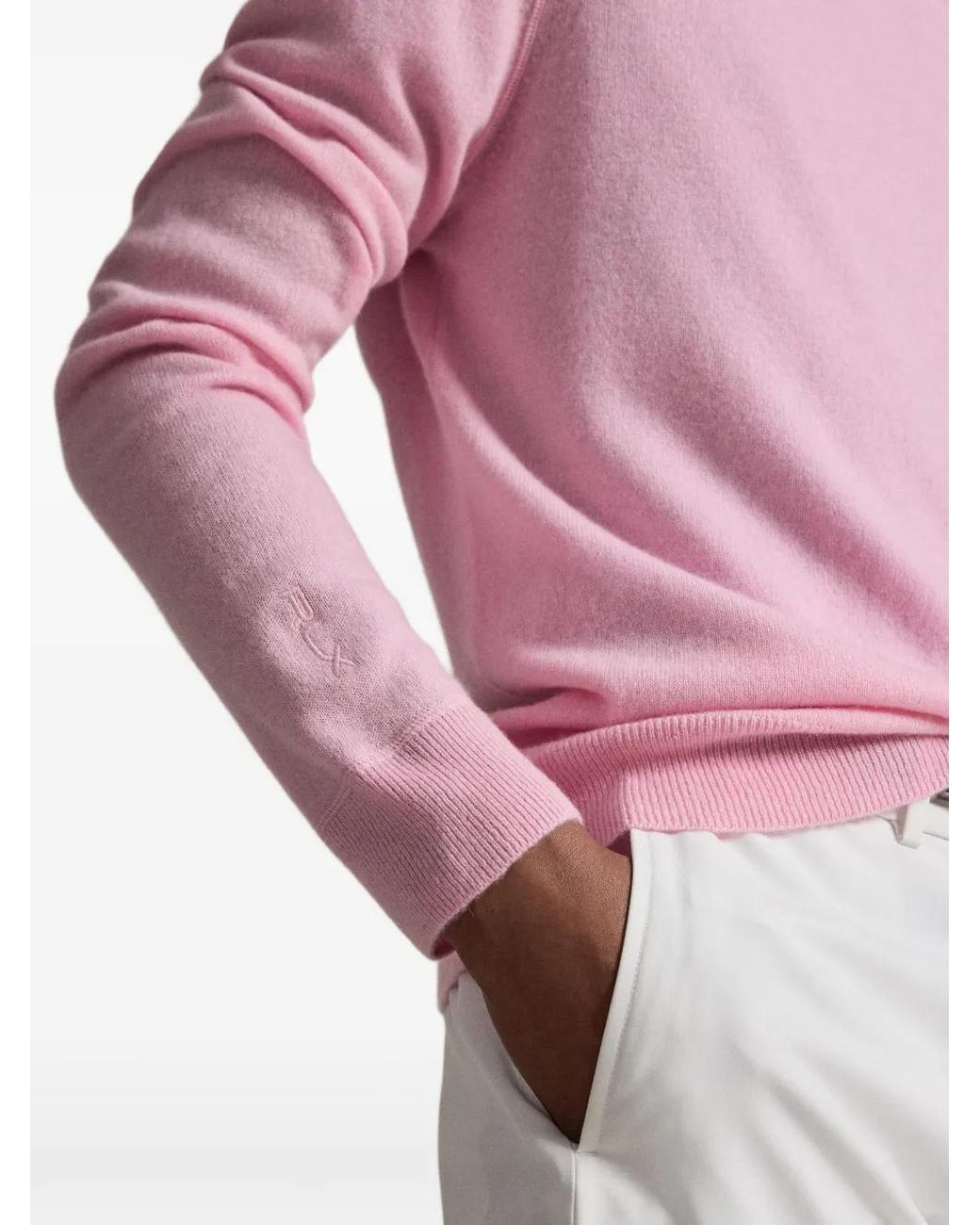 Ralph Lauren Pink Long-Sleeve Hoodie for men