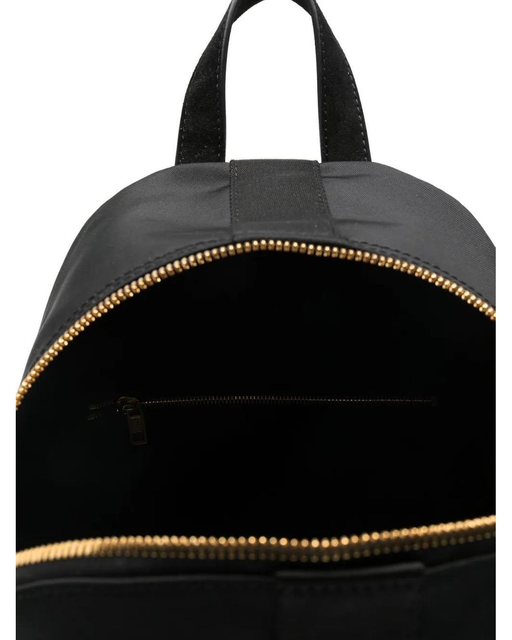 Moschino Black Sac À Dos À Plaque Logo for men