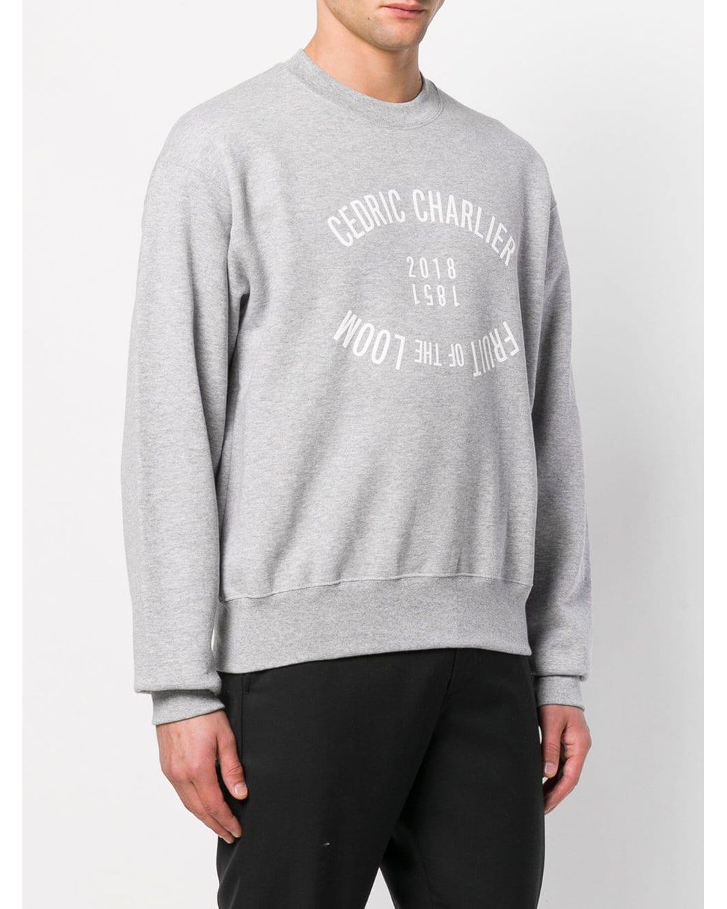 Fruit of the Loom Half Zip Fleece Sweat-Shirt Homme