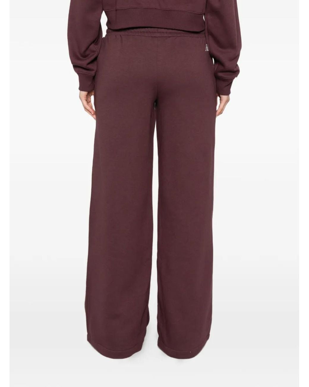 New Balance Purple Logo-Print Drawstring Track Pants