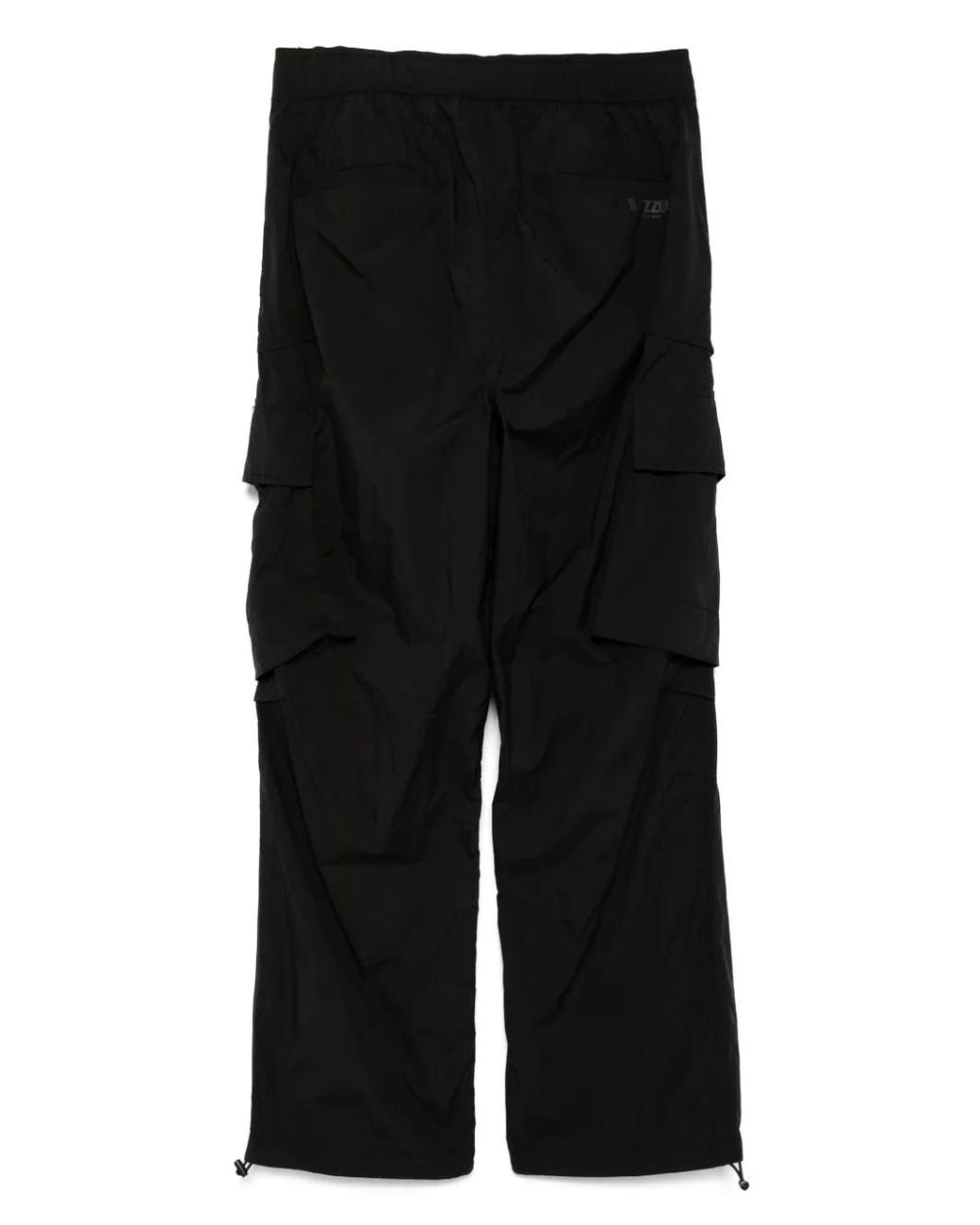 Izzue Black Cargo Trousers for men