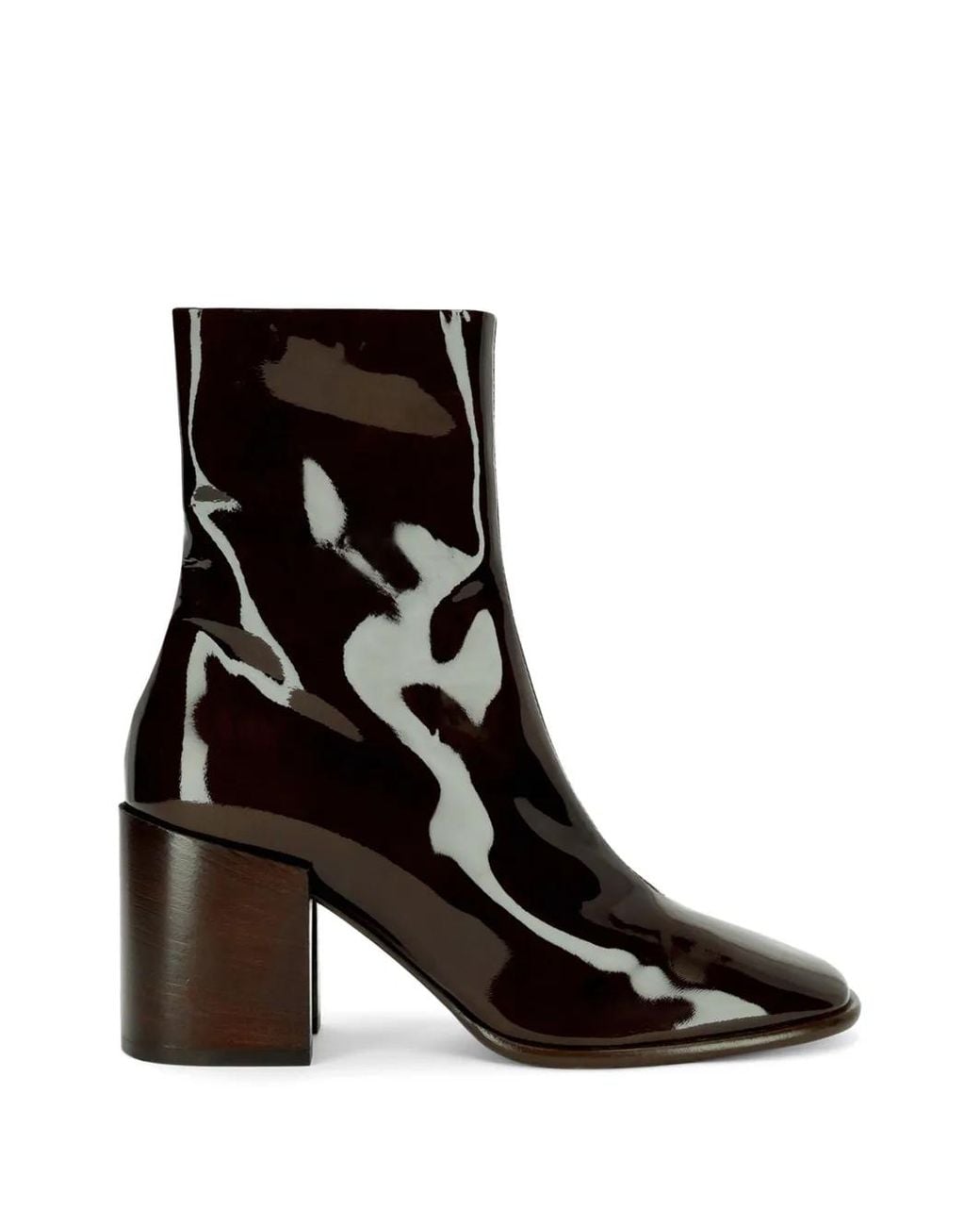 Dries Van Noten Black Heeled Leather Boots