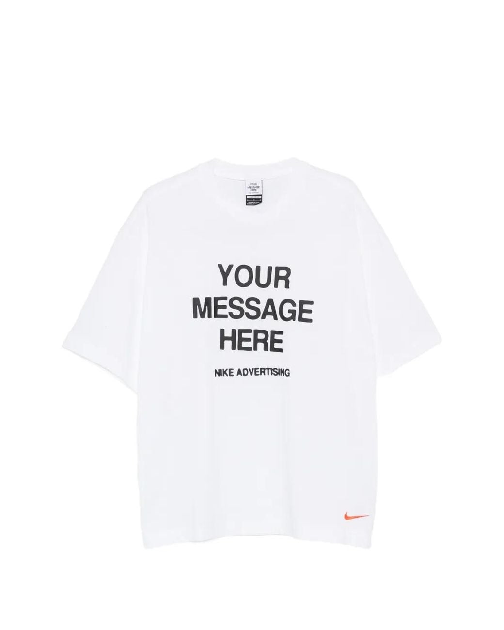 Nike White Slogan-Print T-Shirt for men