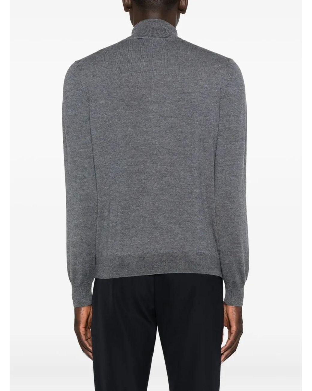 Pull À Col Cheminée Tagliatore pour homme en coloris Gray