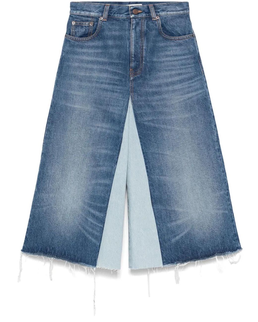 Chloé Blue Denim Bermuda Shorts
