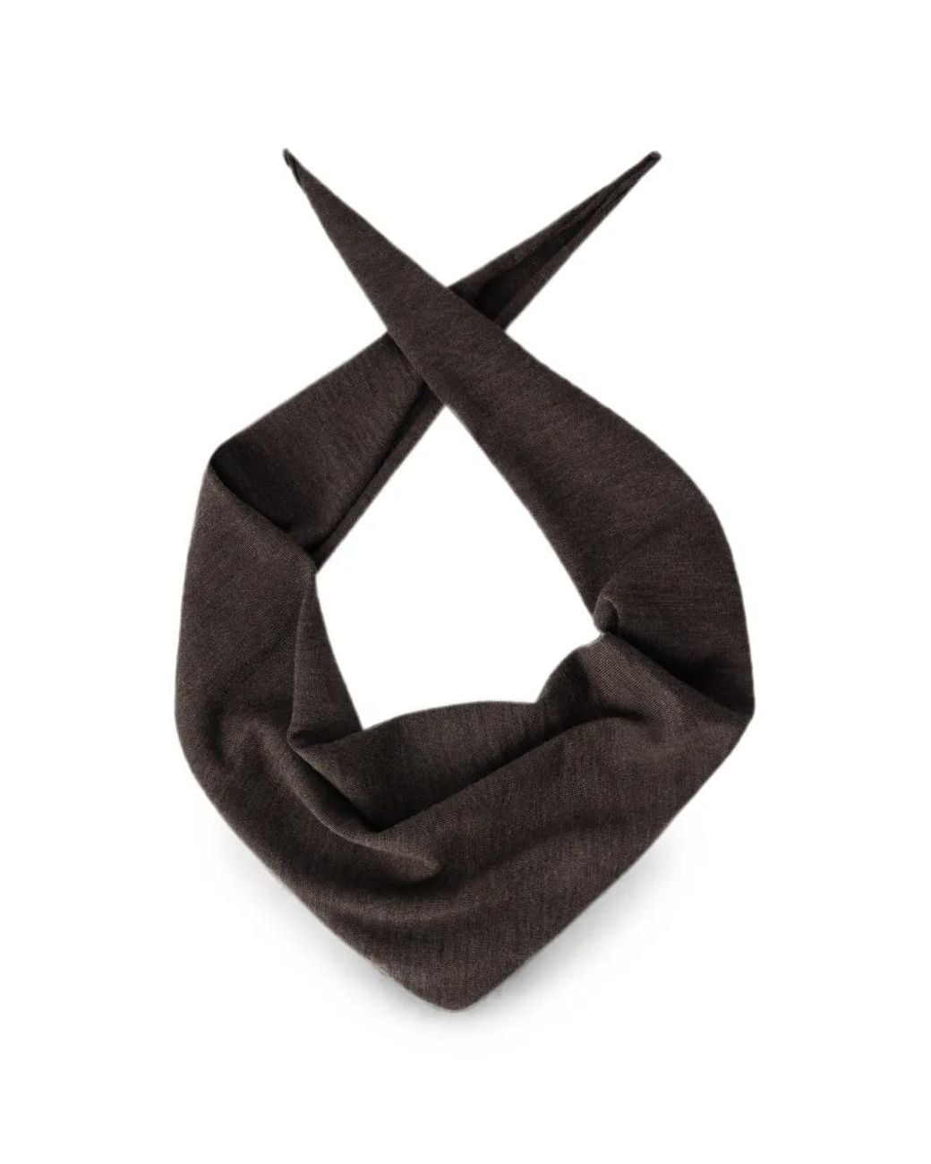 Lemaire Black Triangular Scarf