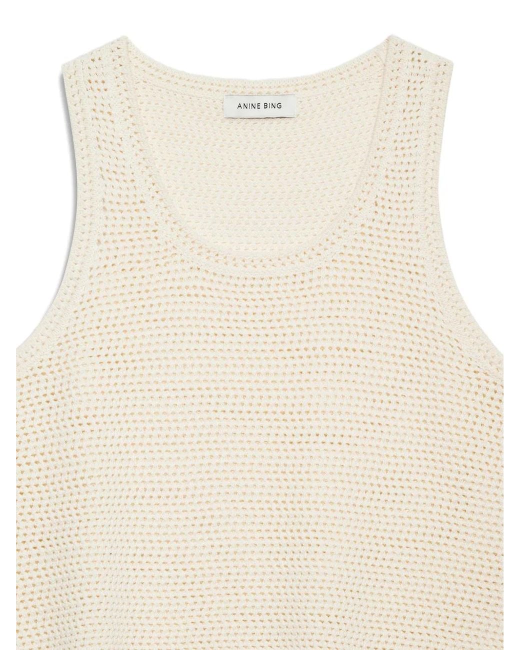 Anine Bing Natural Arie Tank