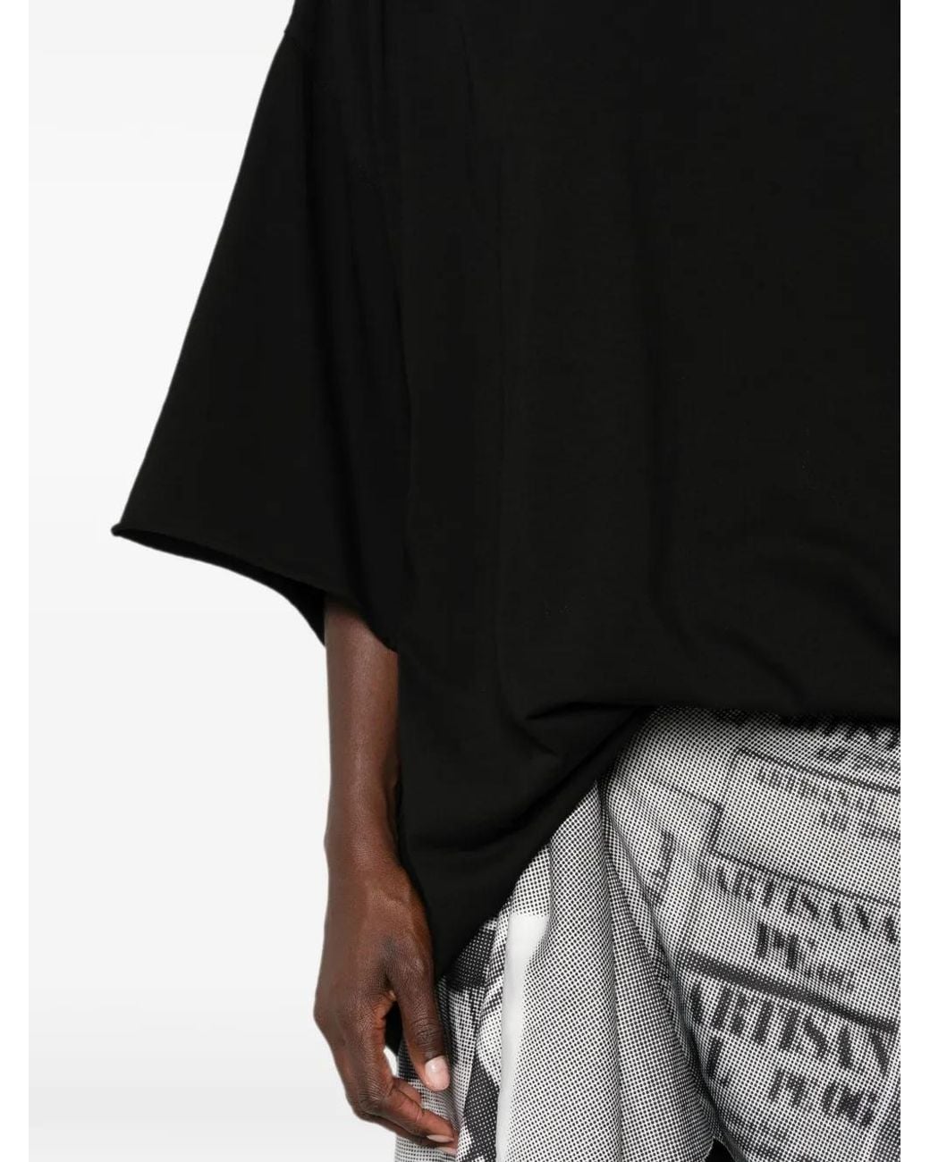Rick Owens Black Tower Tommy T-Shirt