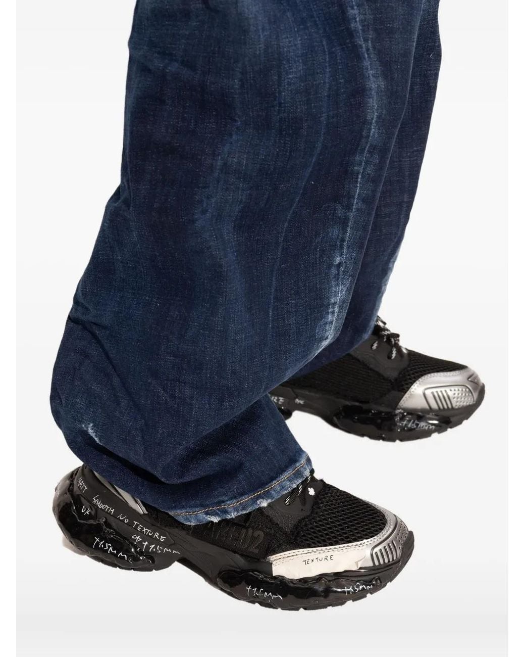 DSquared² Black Faster Sneakers