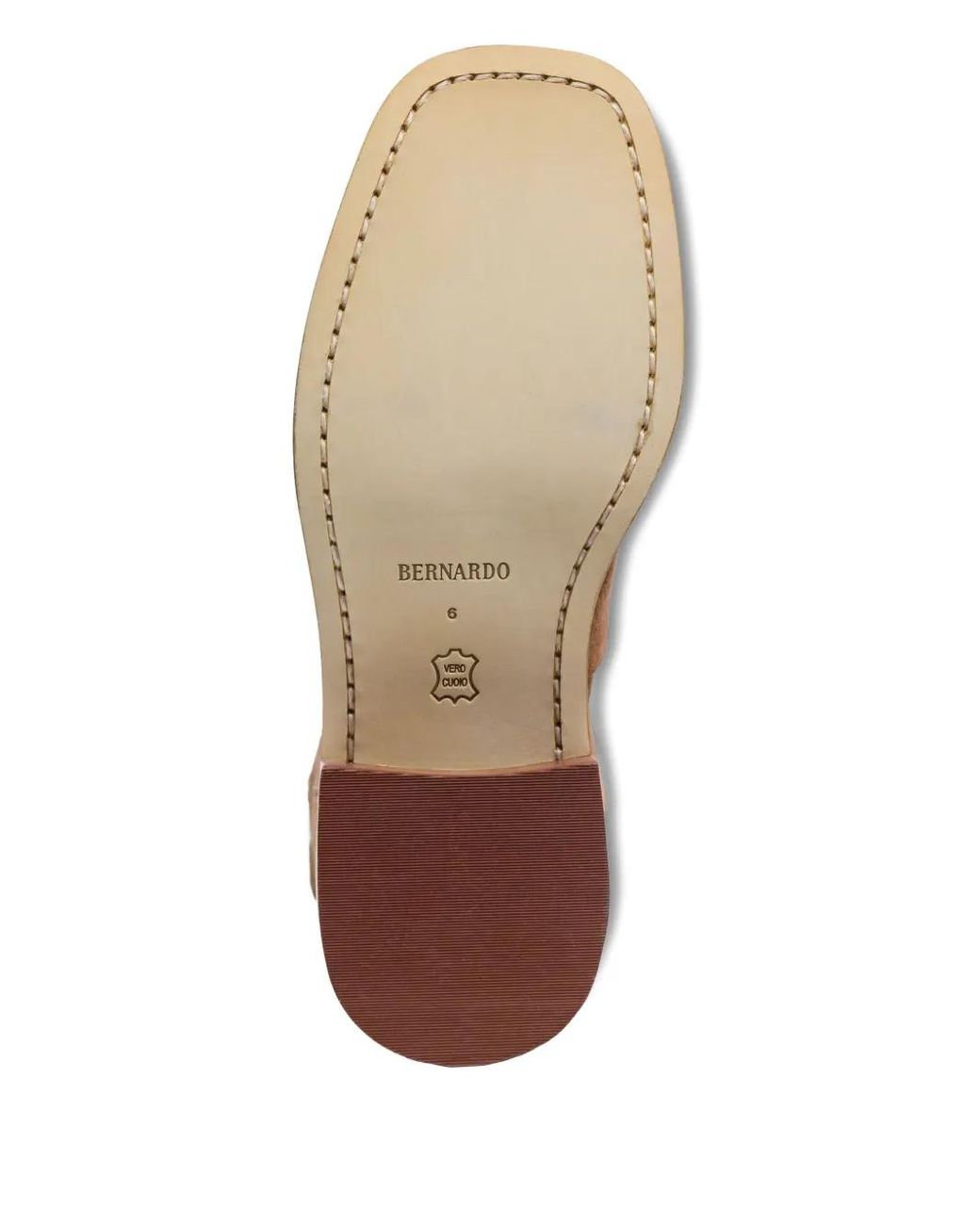 Bernardo Brown 1946 Brix Shearling-Cuff Suede Boots
