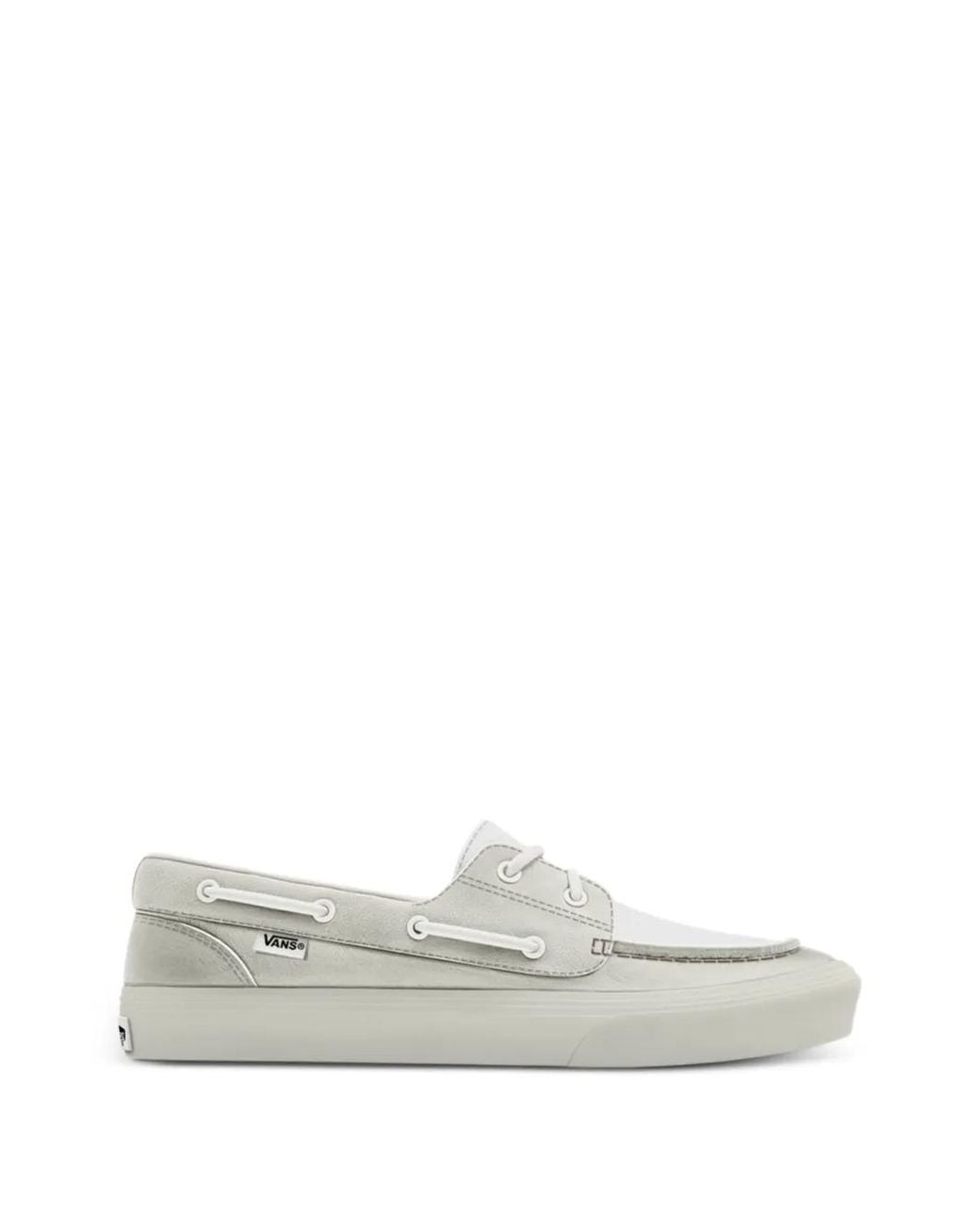 Vans White 2-Eyelet Boat Shoes for men