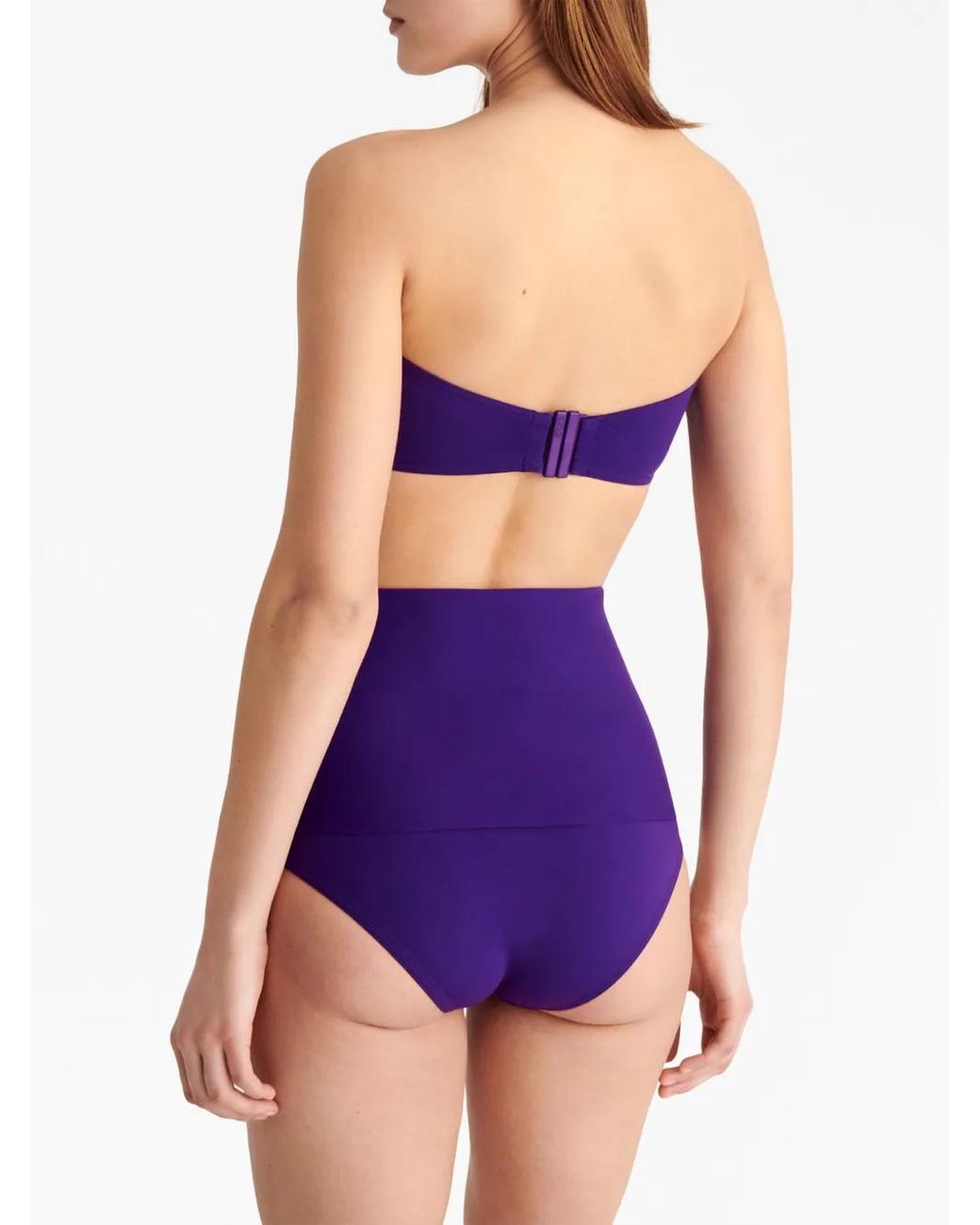 Eres Purple Gredin High-Waisted Bikini Bottoms