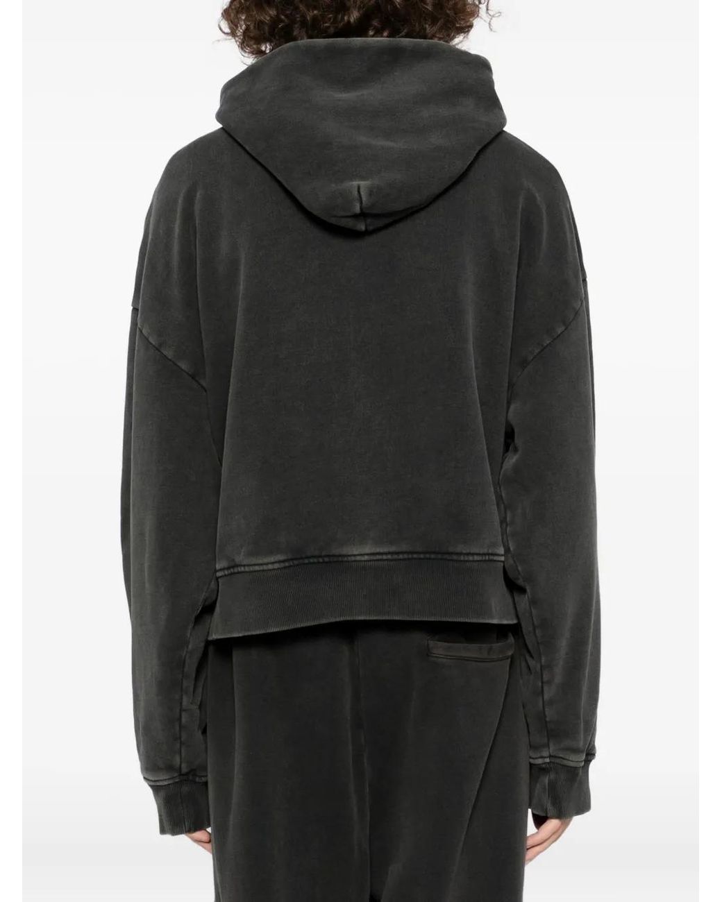Entire studios Black Thermal Hoodie for men