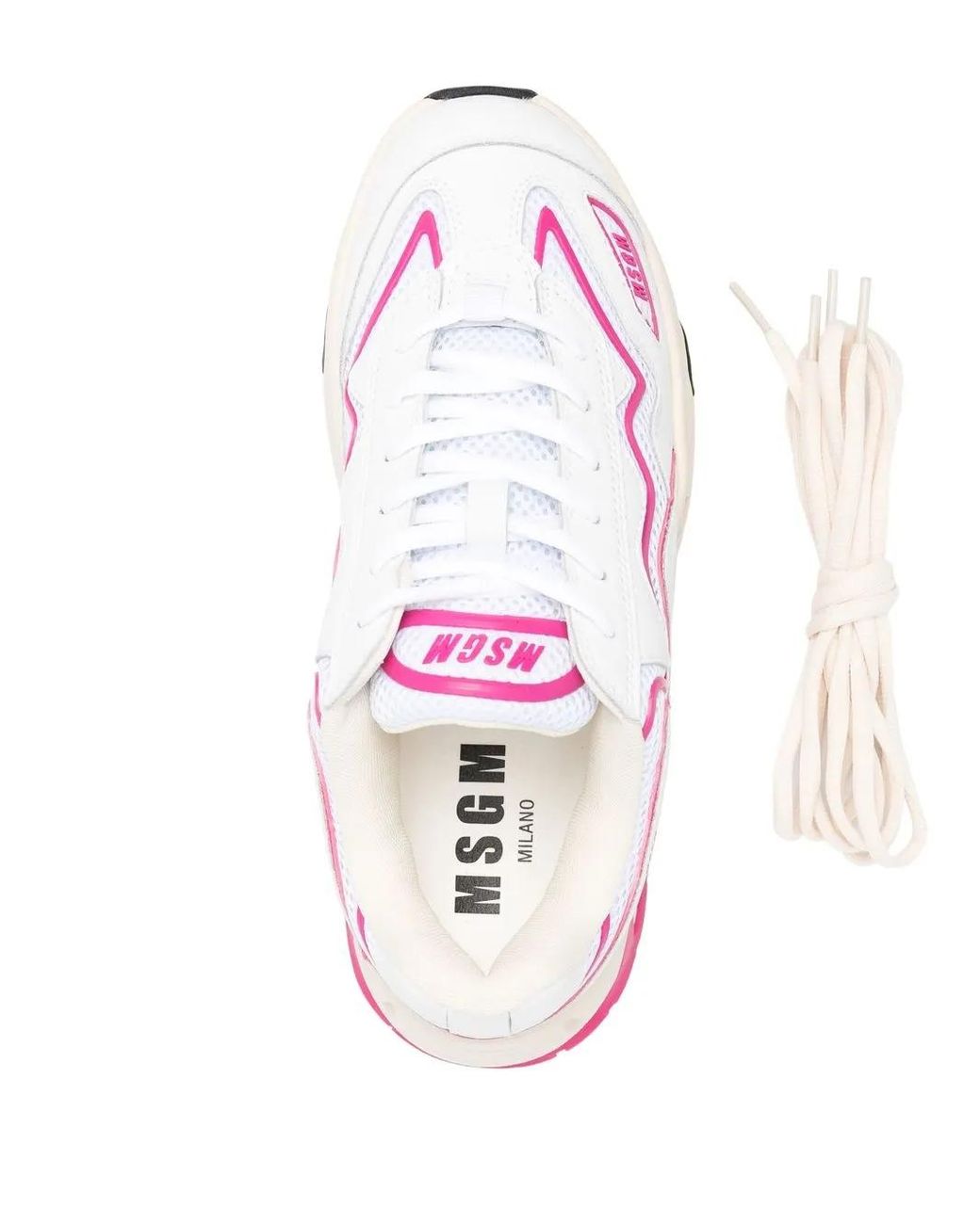 MSGM Low-Top Sneakers in het Pink