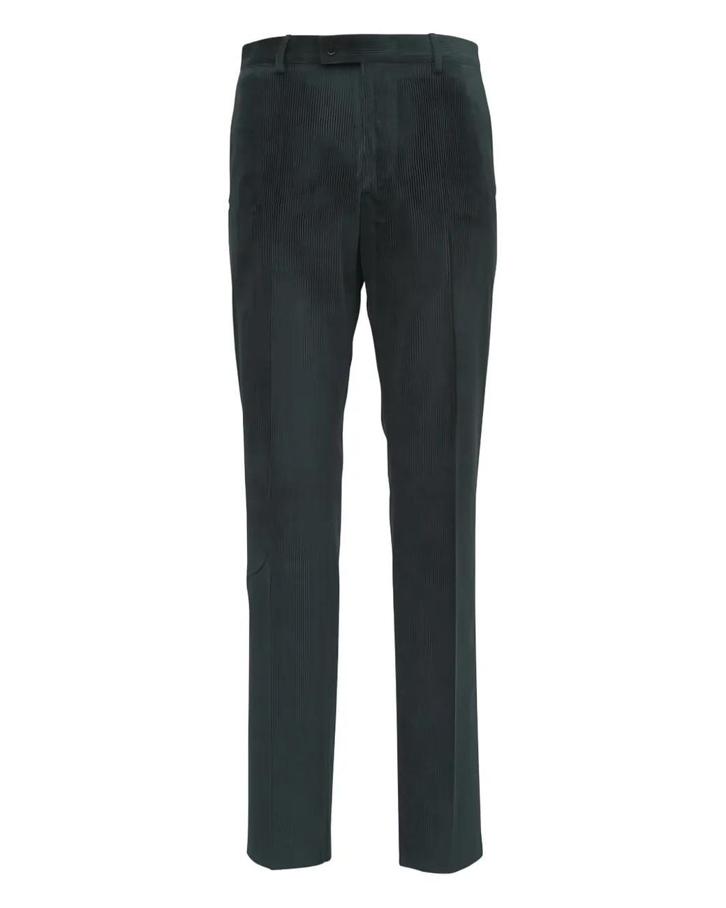 Maurizio Baldassari Gray Corduroy-Texture Trousers for men