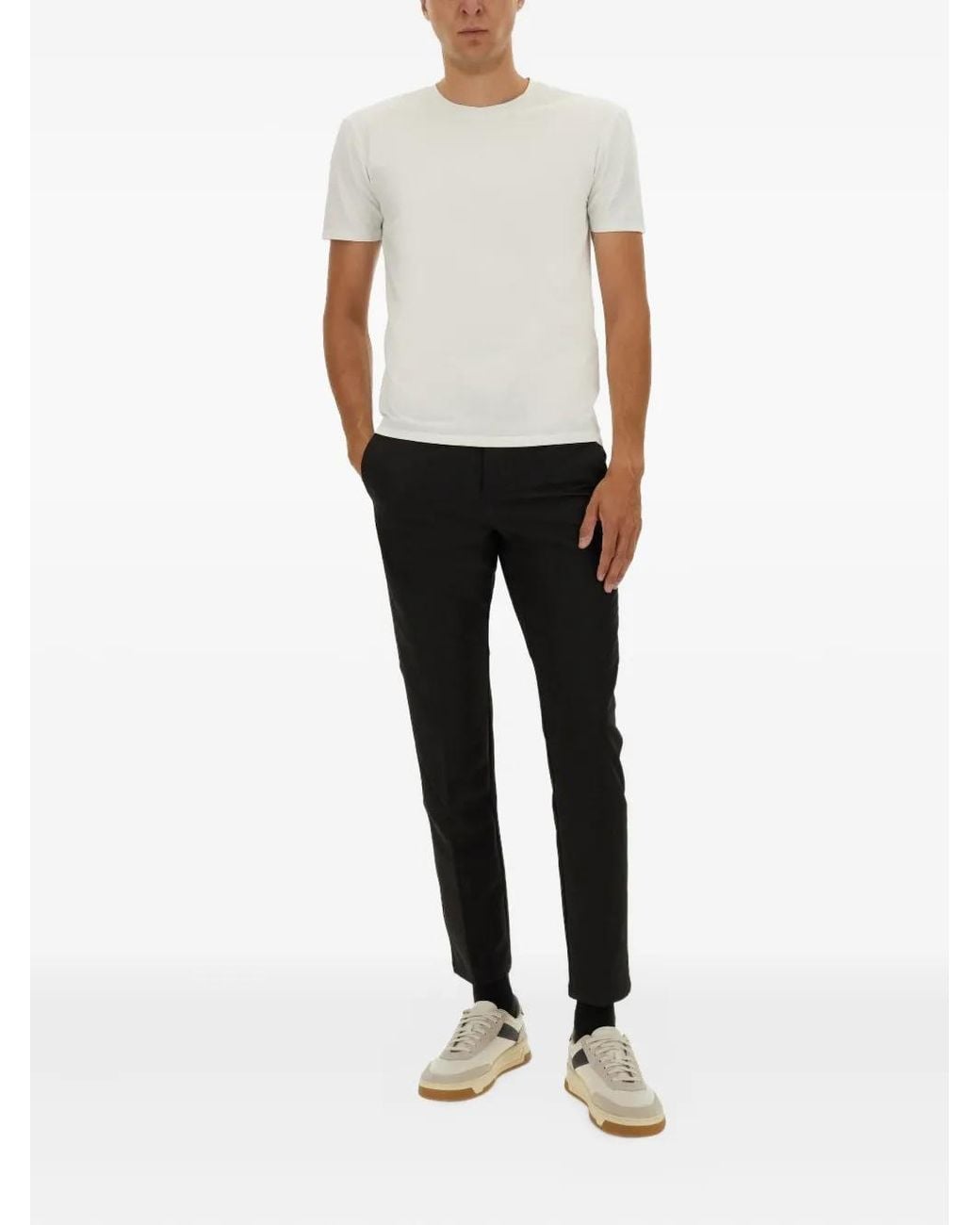 Boss Black Button Trousers for men