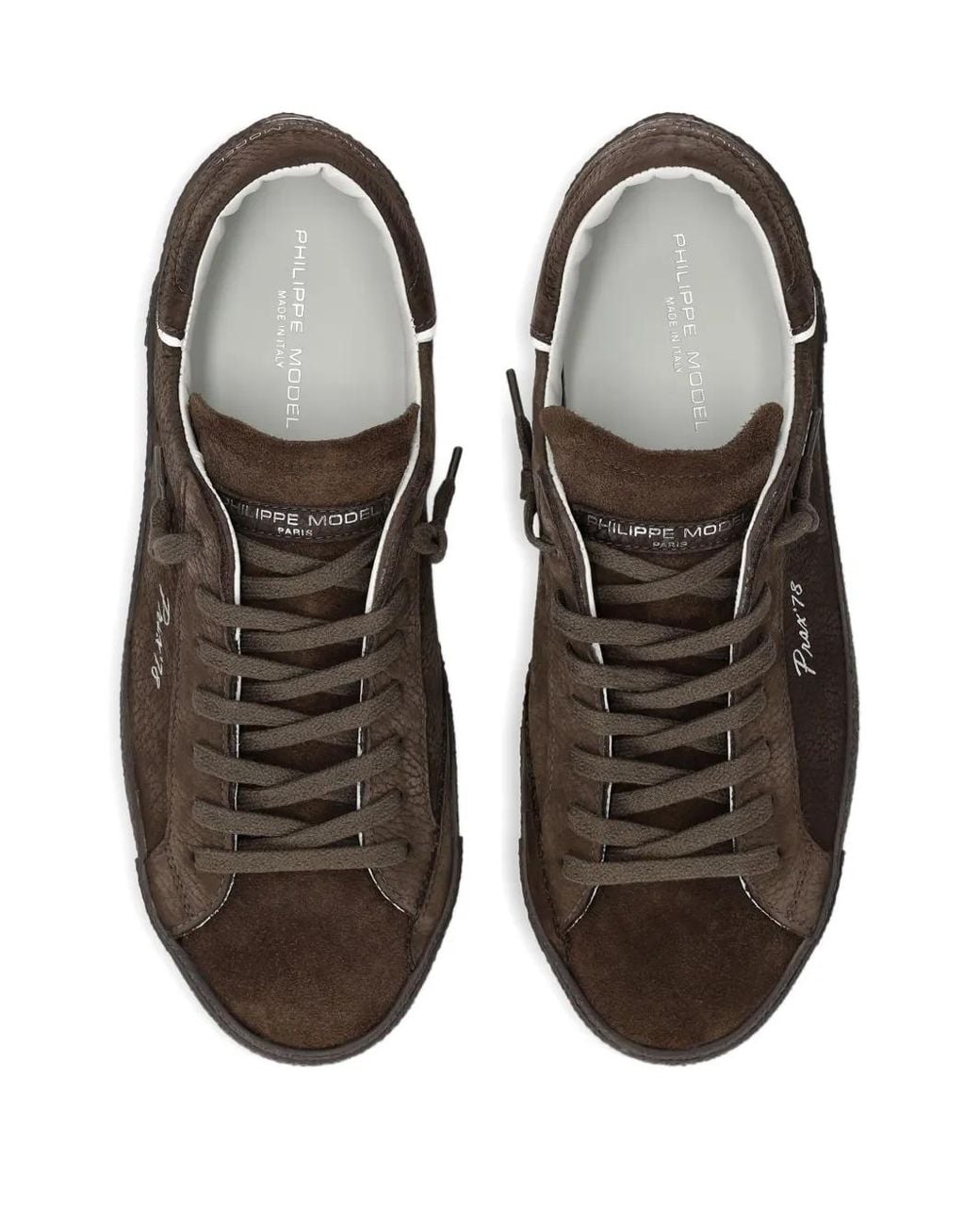 Baskets En Daim À Lacets Philippe Model pour homme en coloris Brown