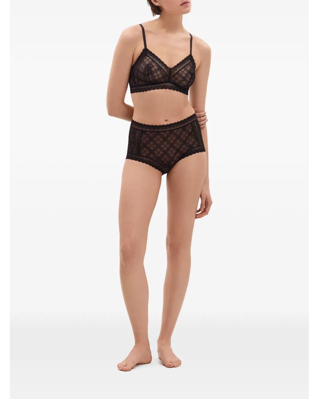 Eres Gray Roseraie High-Waisted Briefs
