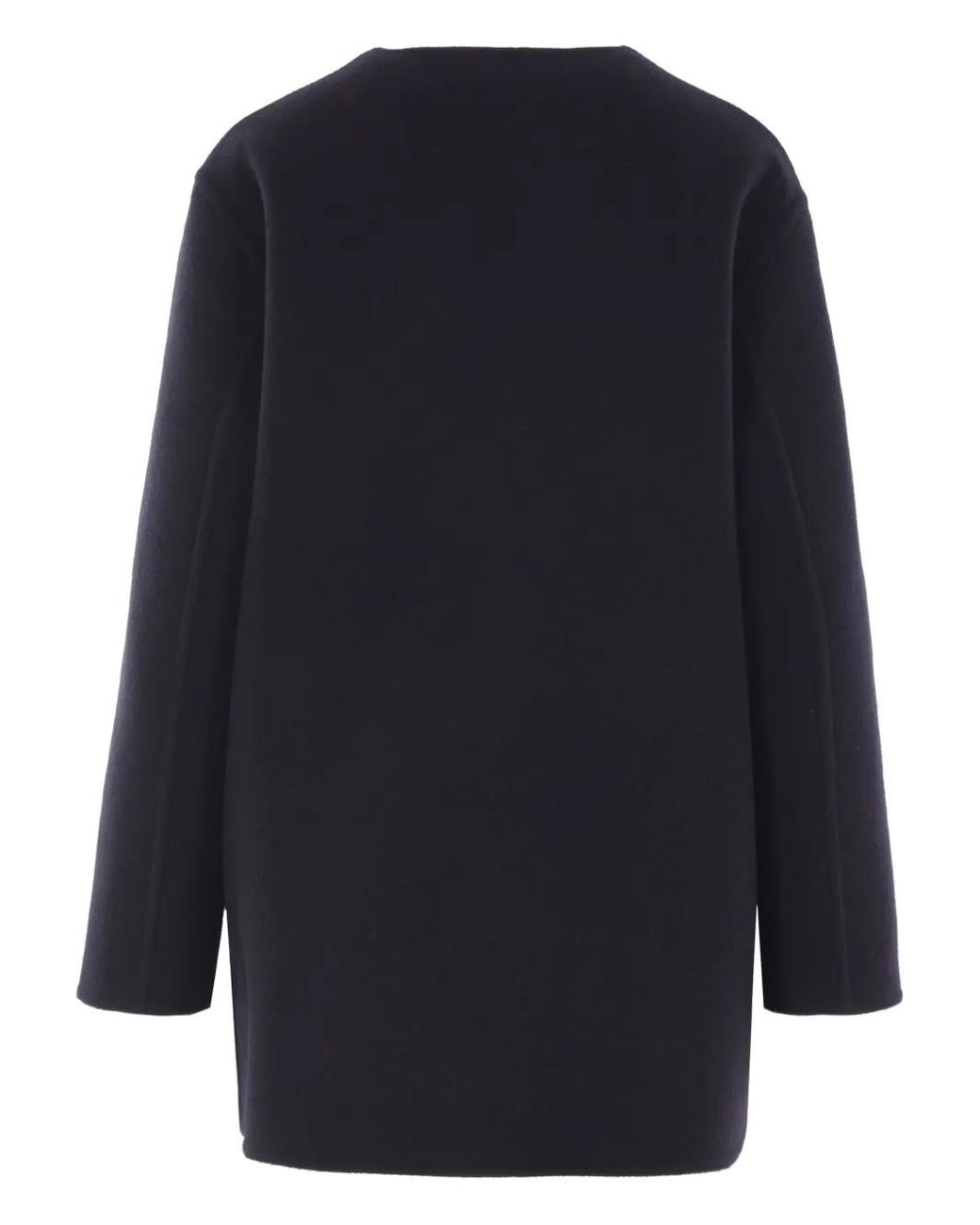 Gucci Blue Single-Breasted Wool Coat