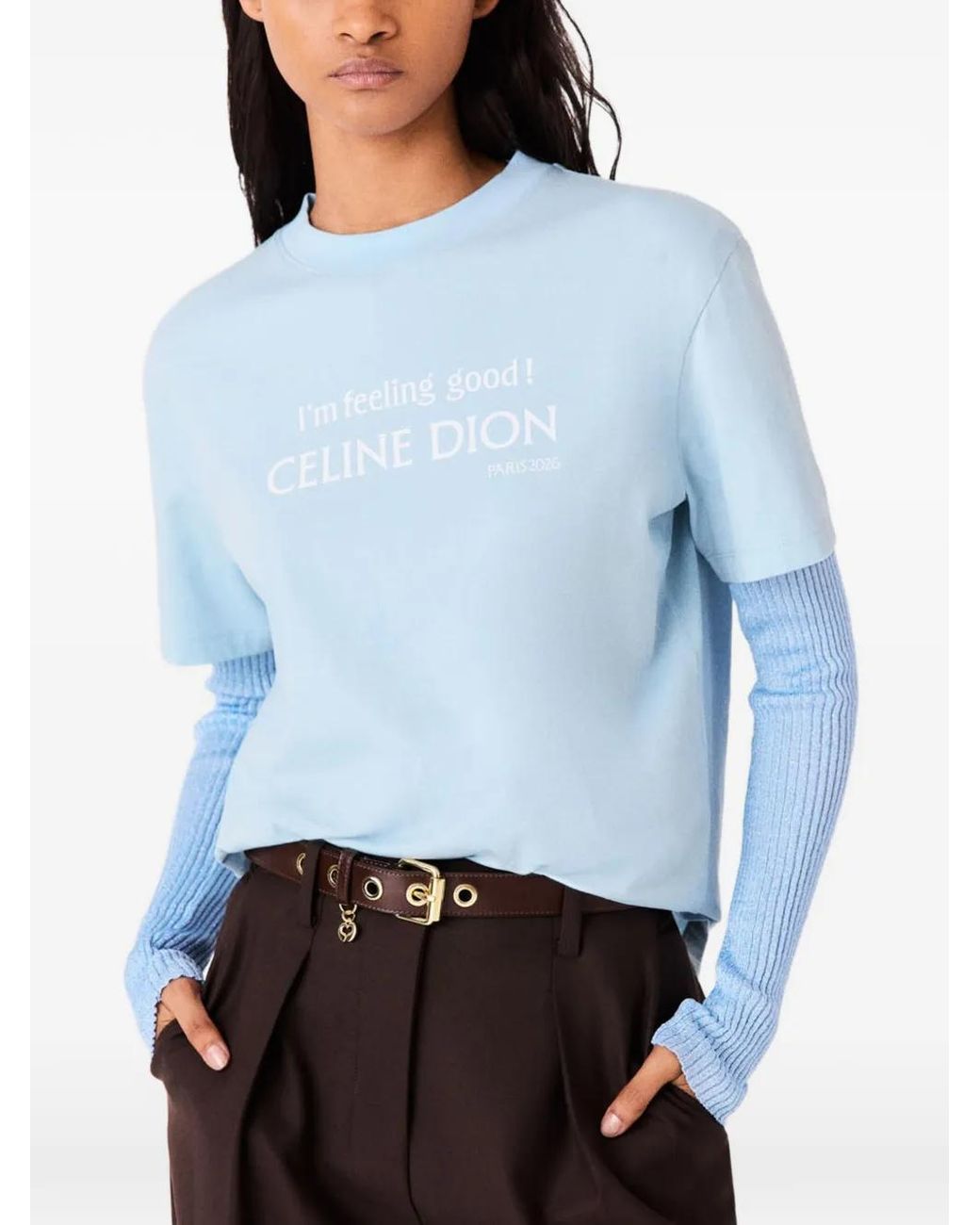 Maje Blue X Céline Dion T-Shirt