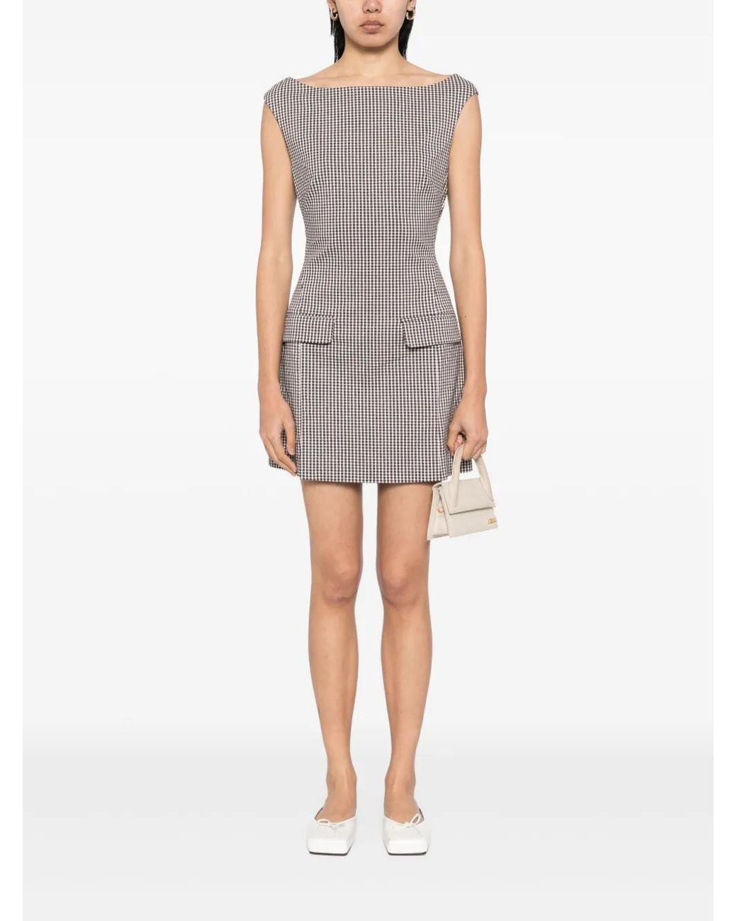 Staud Gray Walker Dress