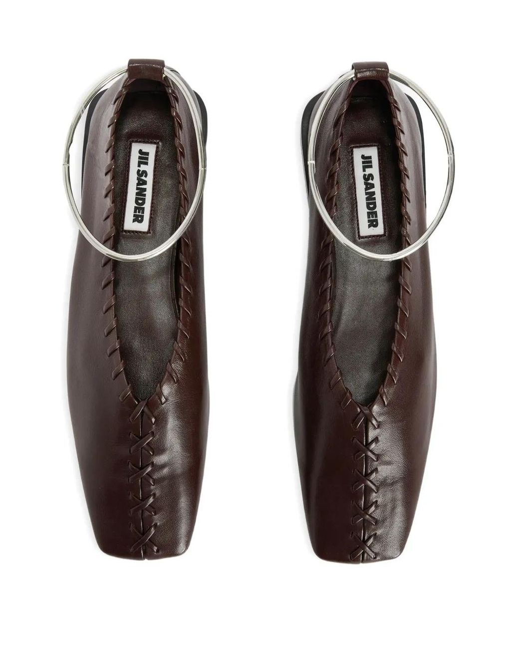 Jil Sander Brown Ring Ballerina