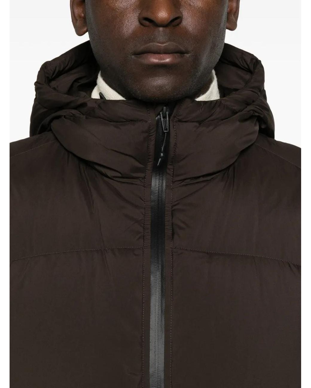 Samsøe & Samsøe Brown Sapax Hooded Puffer Jacket for men