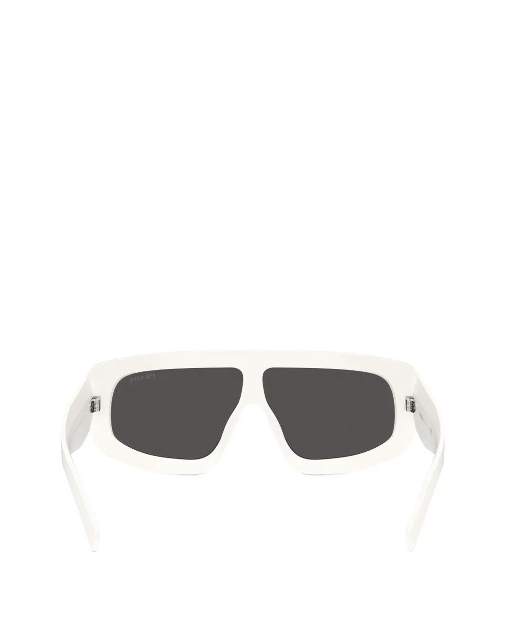 Prada Gray Oversized-Frame Sunglasses