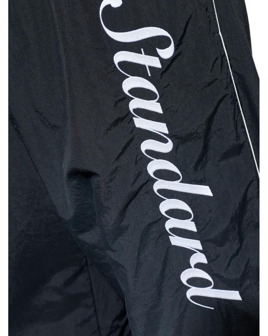 Balenciaga Blue Standard-Script Track Pants for men