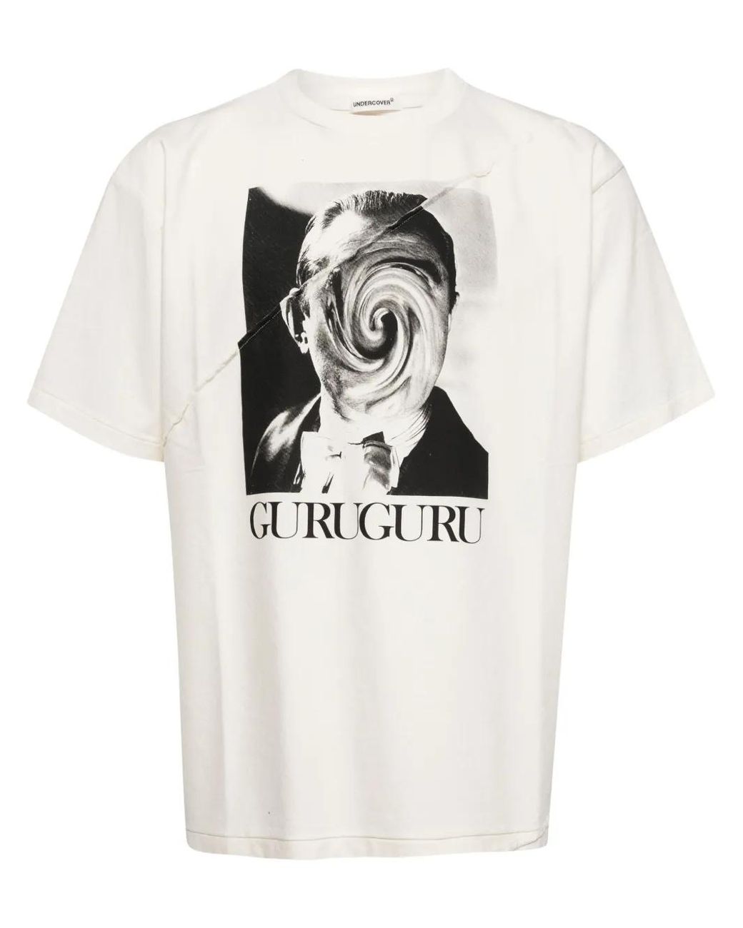 Undercover White Graphic-Print Cotton T-Shirt for men