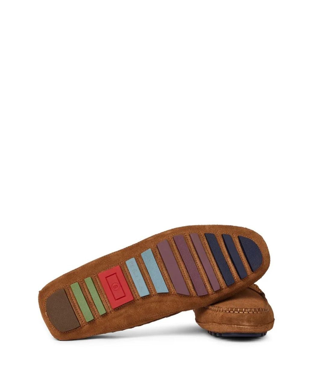 Paul Smith Brown Stitching Trim Loafers for men