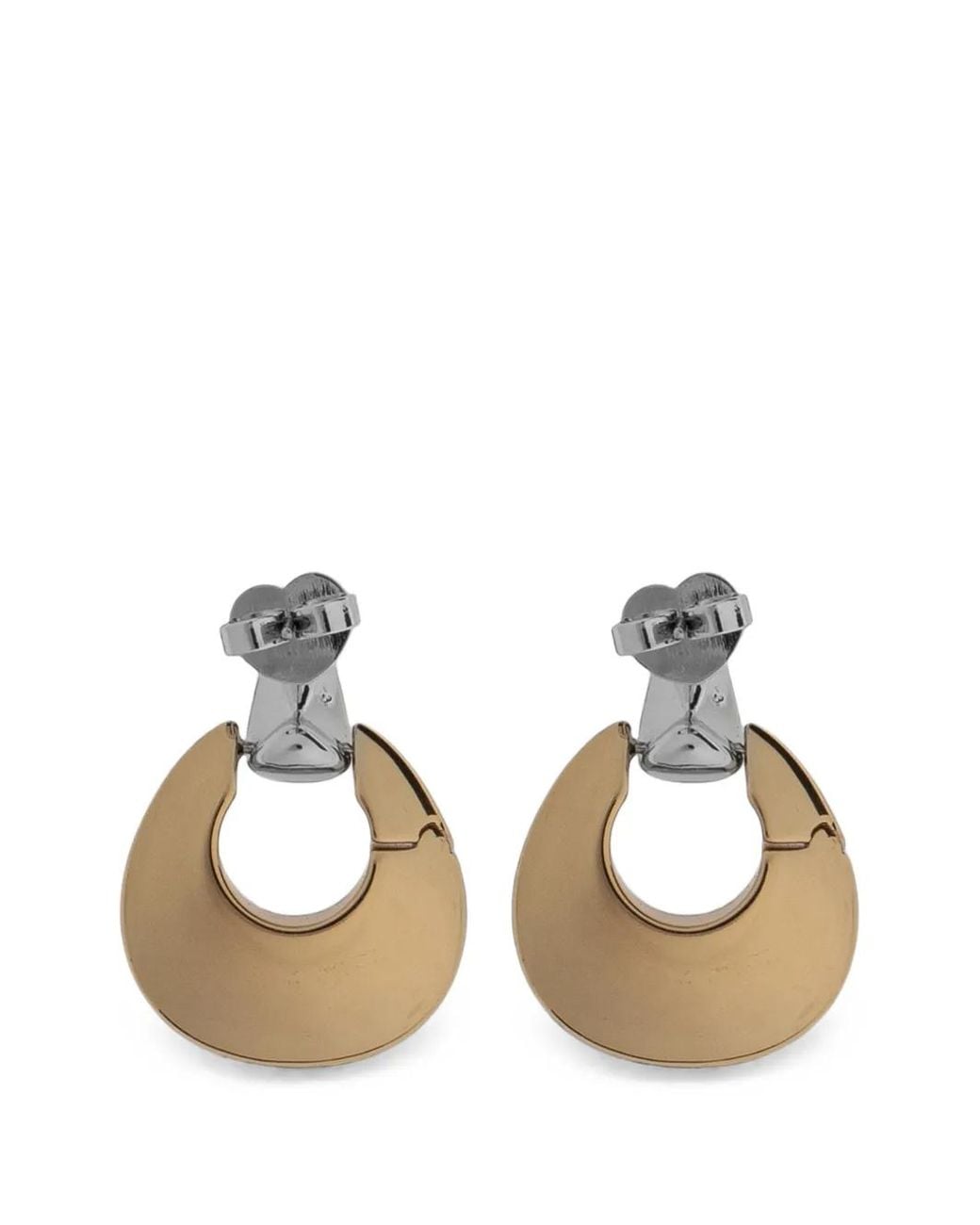 Kate Spade Metallic Two-Tone Pendant Earrings