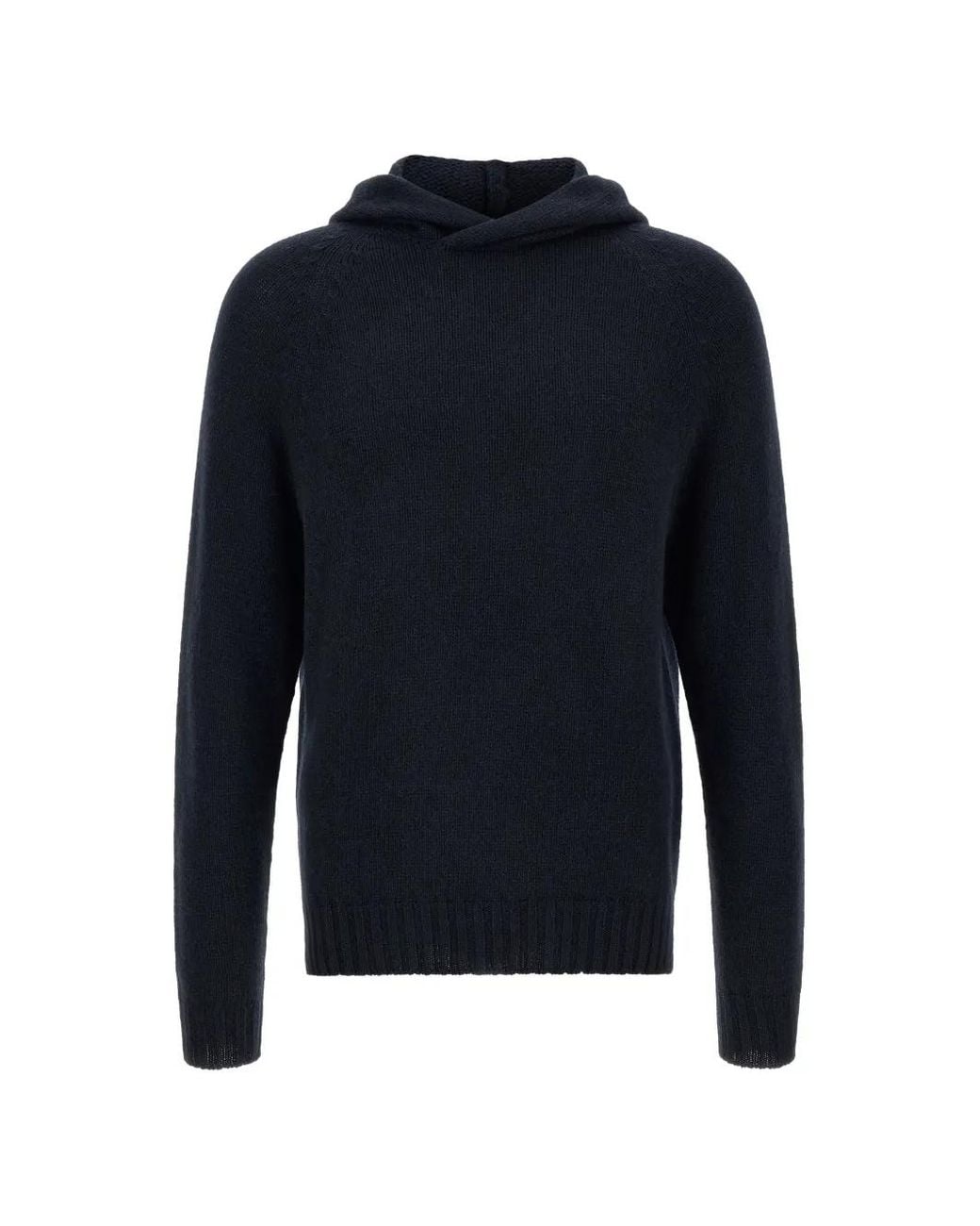 Ma'ry'ya Blue Raglan-Sleeve Hoodie for men