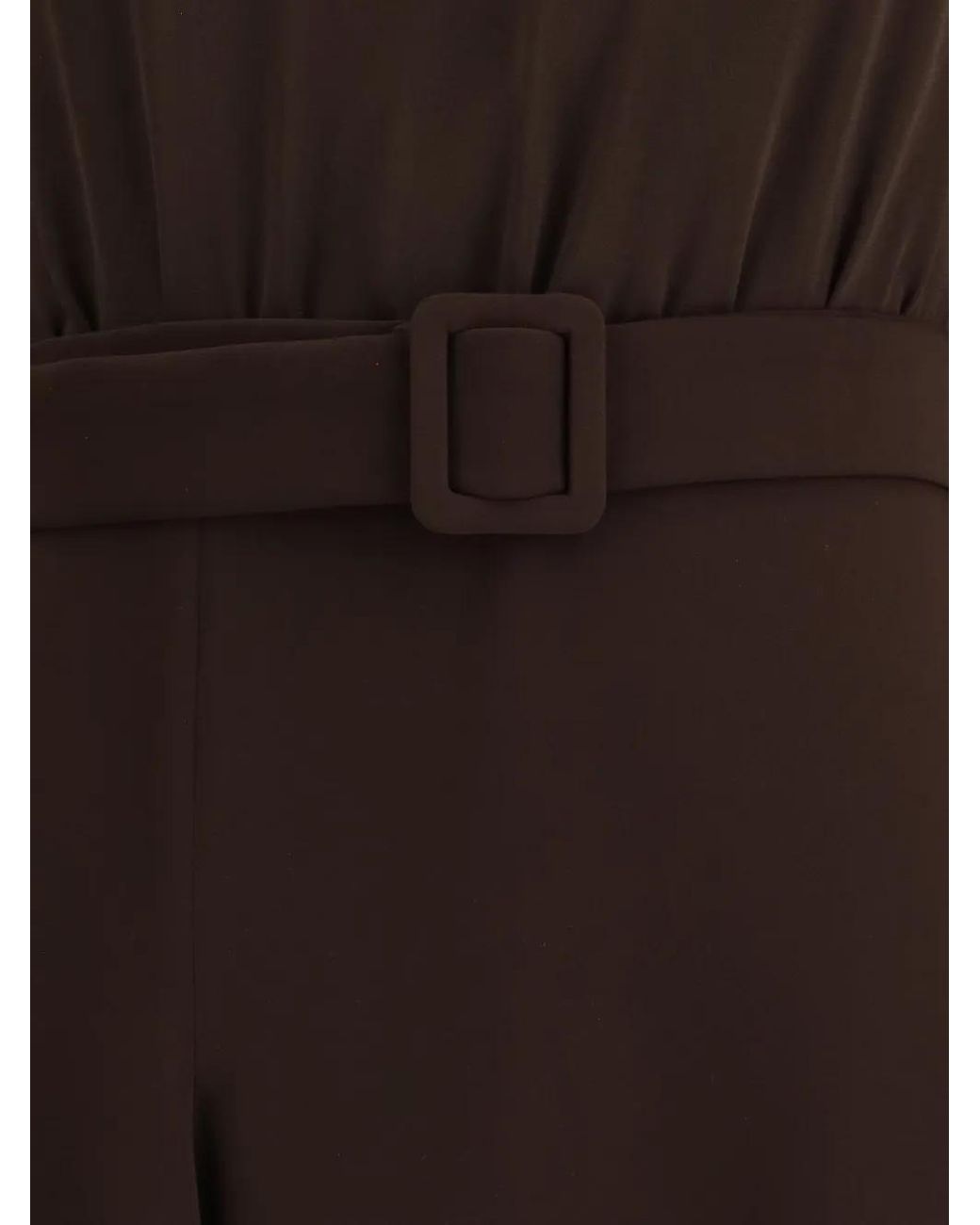P.A.R.O.S.H. Brown Belted Dress