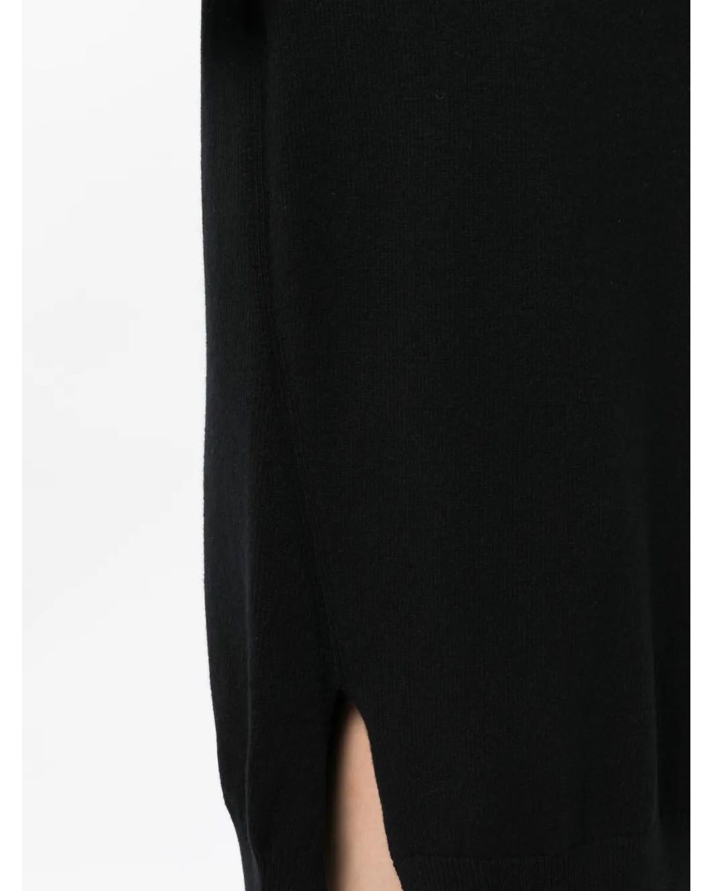 Barrie Black High-Waisted Knit Skirt