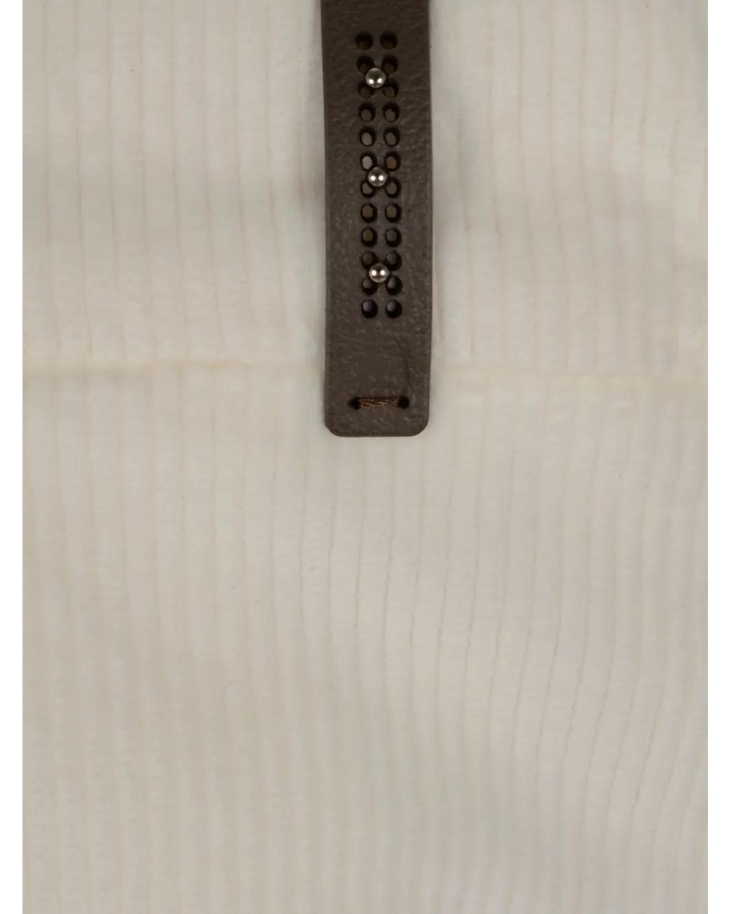 Peserico White Button-Fastening Trousers