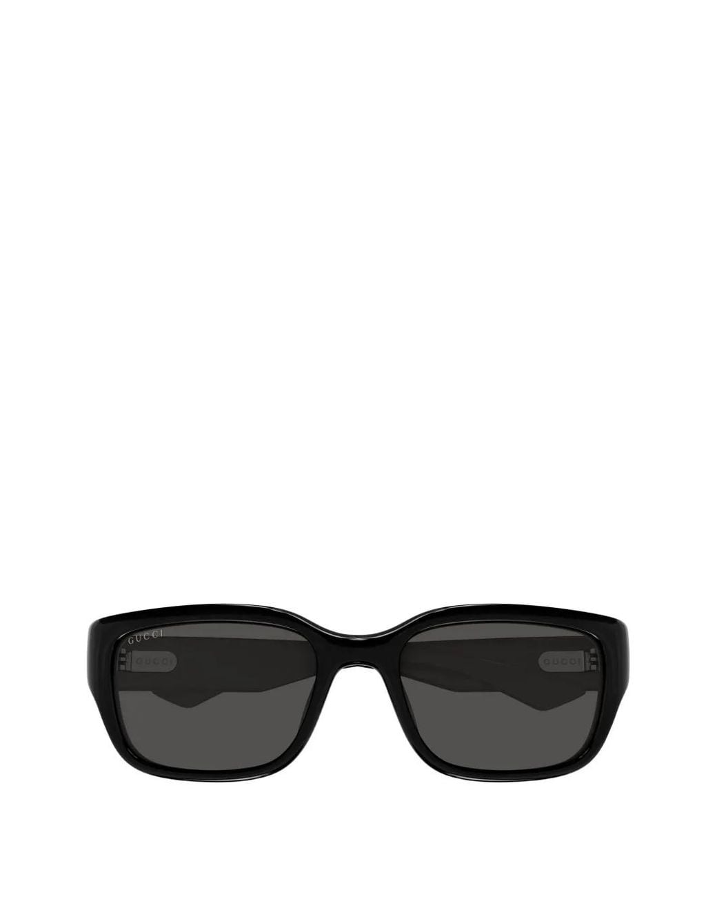 Gucci Black Rectangle-Frame Sunglasses for men