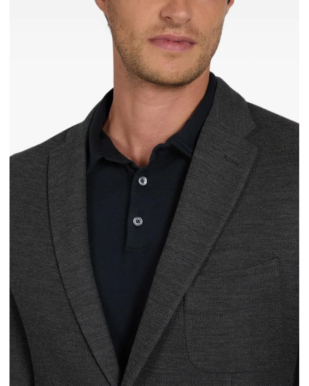 Blazer Hopsack Slowear de hombre de color Black