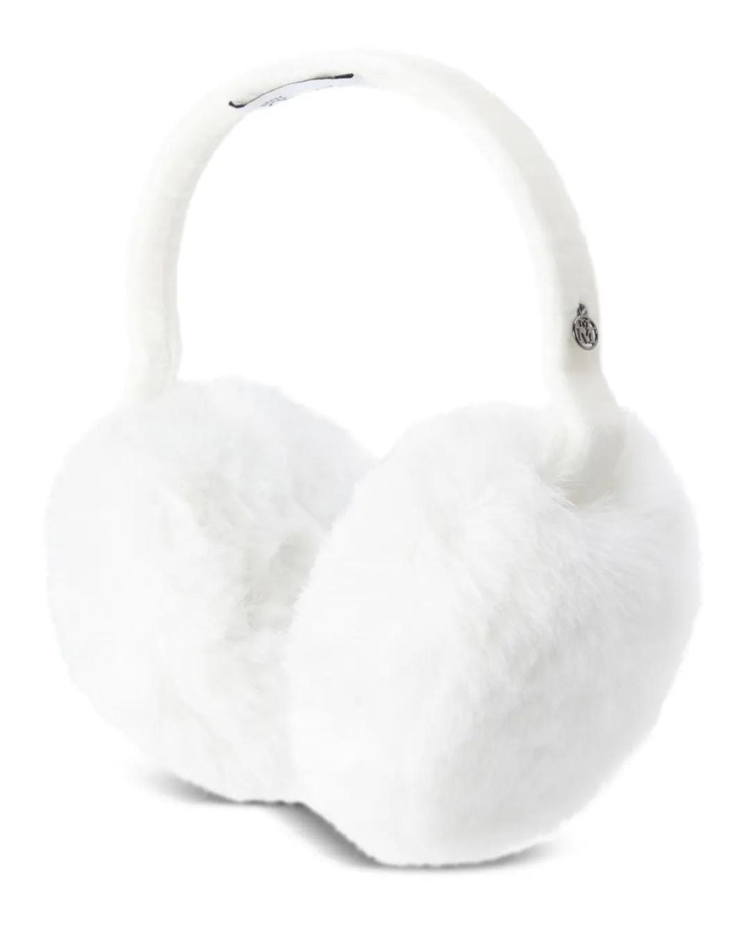 Maison Michel White Morgana Earmuffs