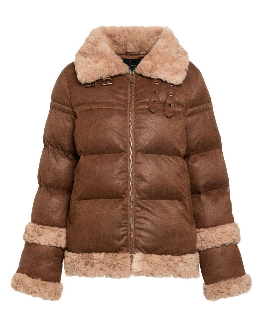 Unreal Fur Fur Delish Faux-Fur Jacket - Brown