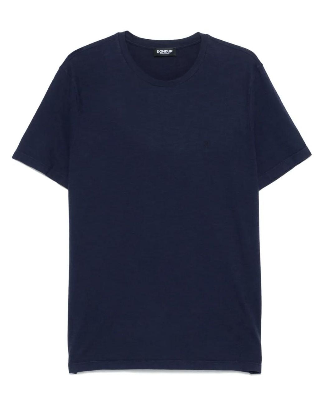 Dondup Blue Cotton T-Shirt for men