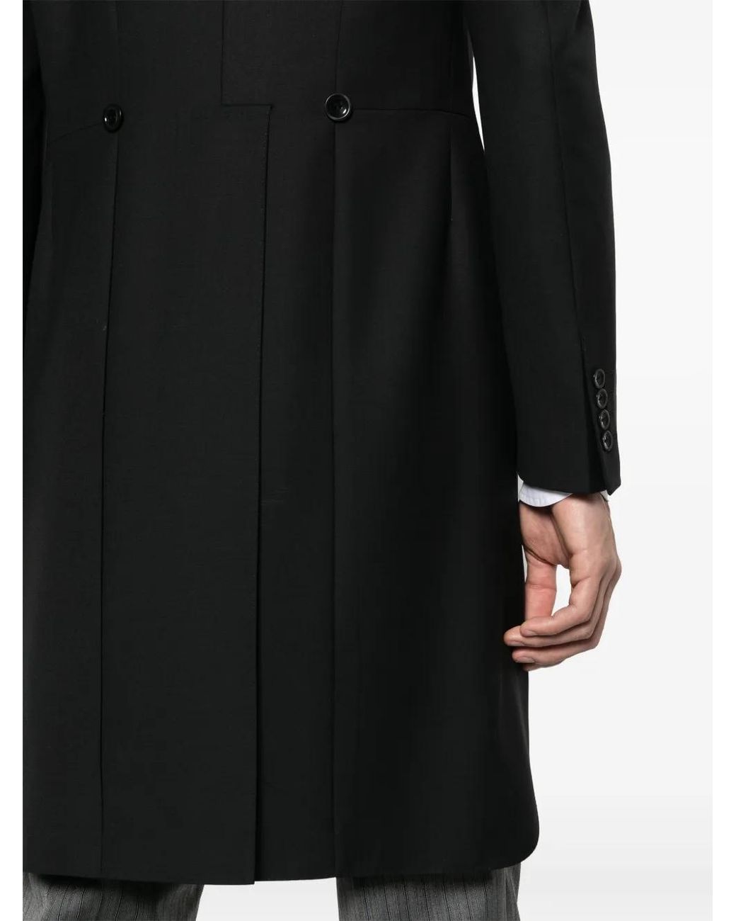 Canali Black Single-Breasted Wool Suit for men