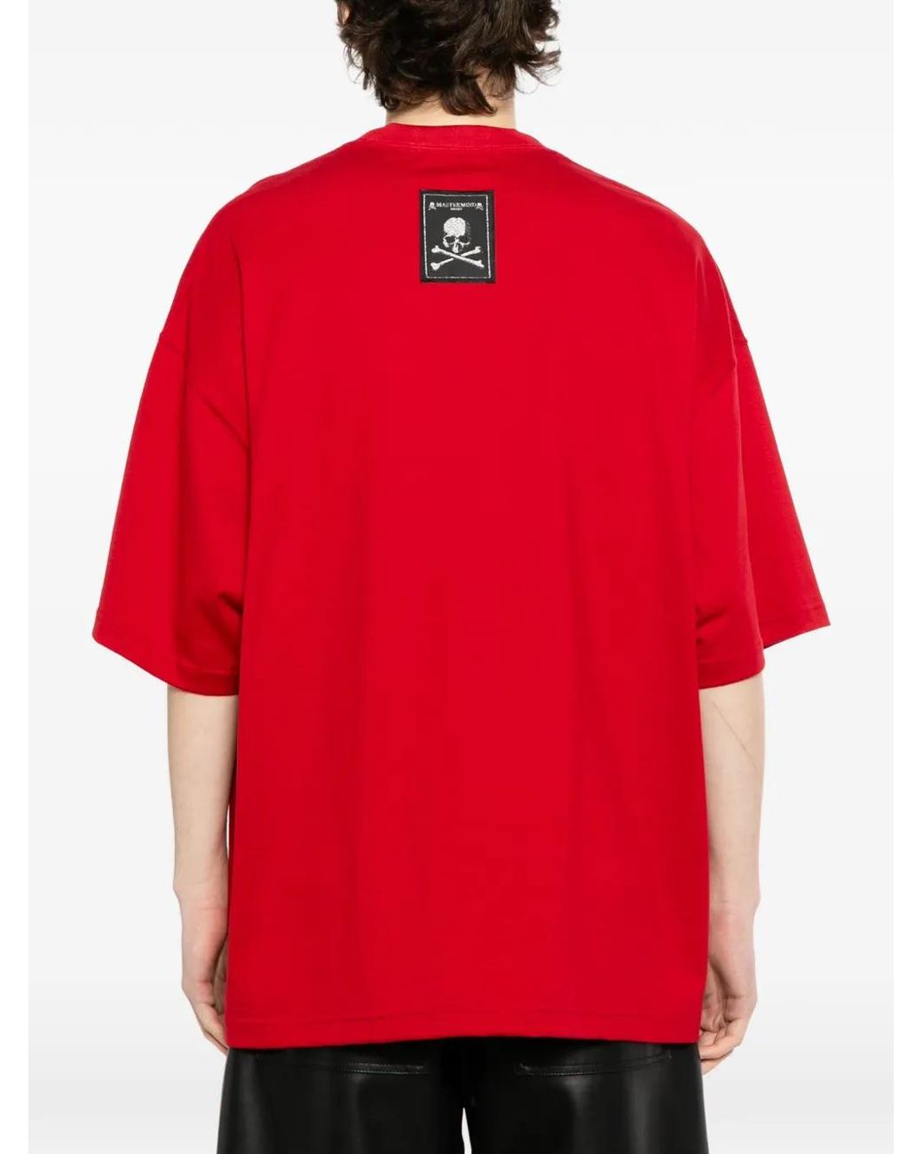 MASTERMIND WORLD Red Skull Printed T-Shirt for men