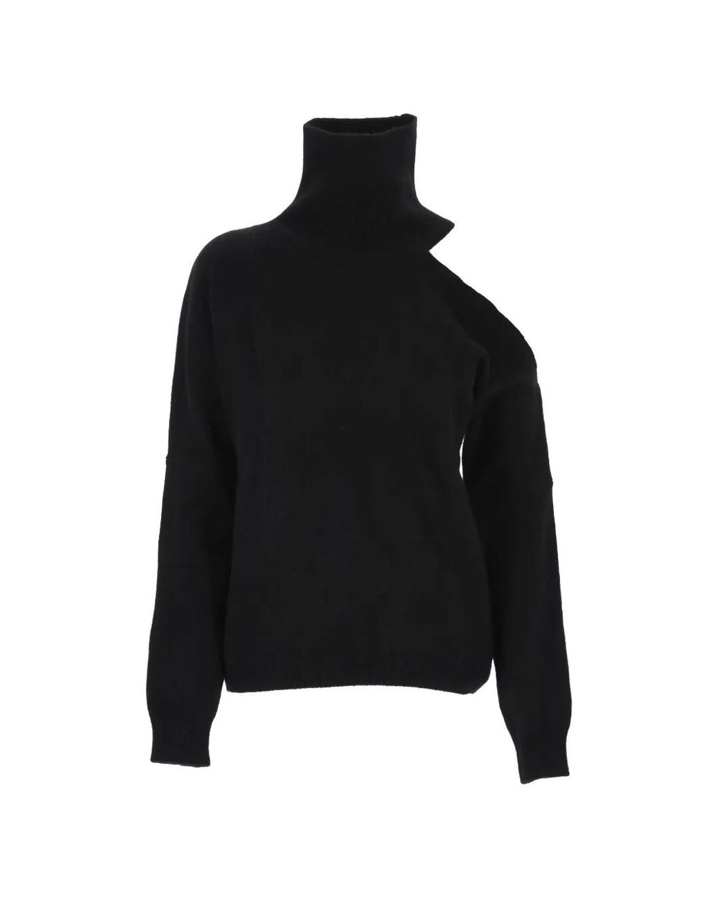 IRREPLACEABLE Black Cut-Out Roll-Neck Sweater