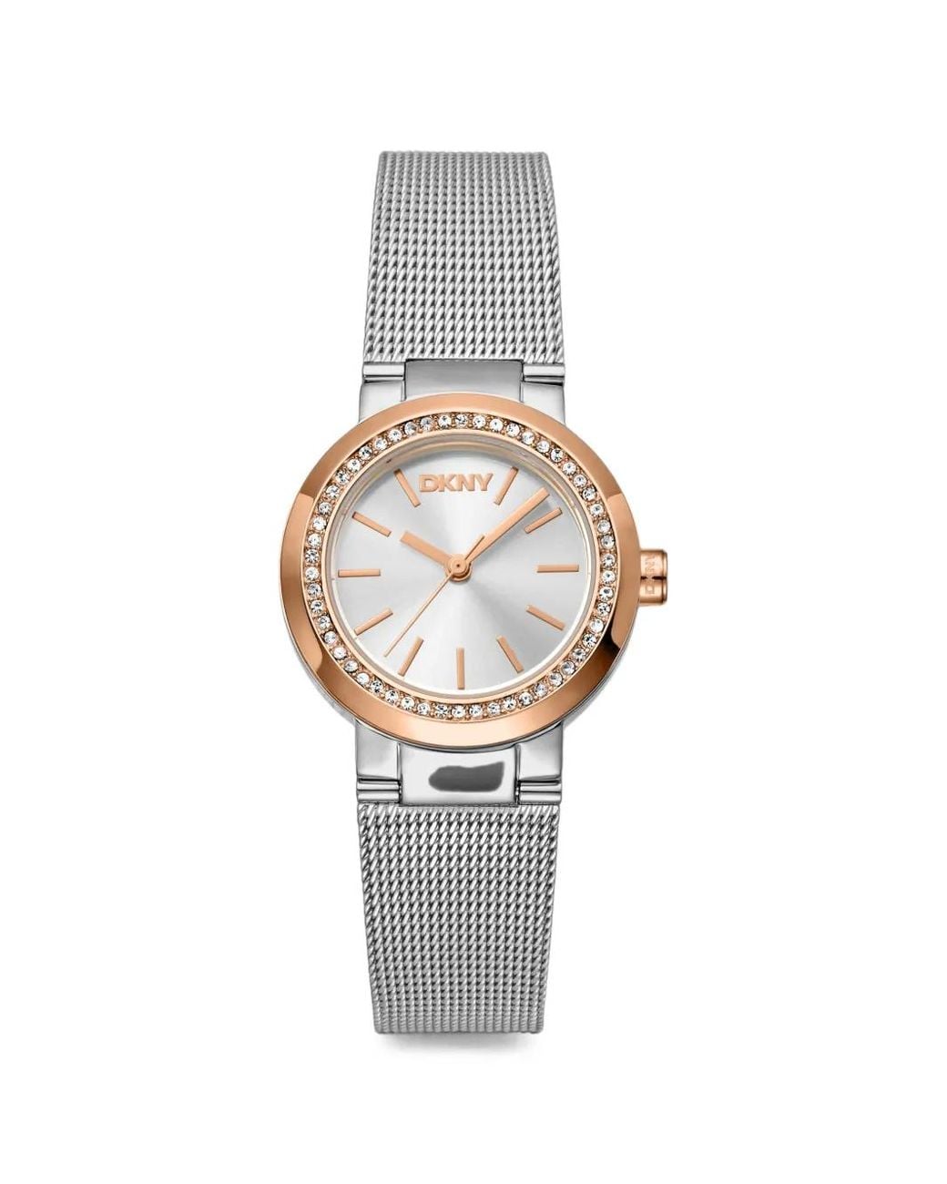 DKNY White Everyday Crystal-Embellished 28Mm Watch