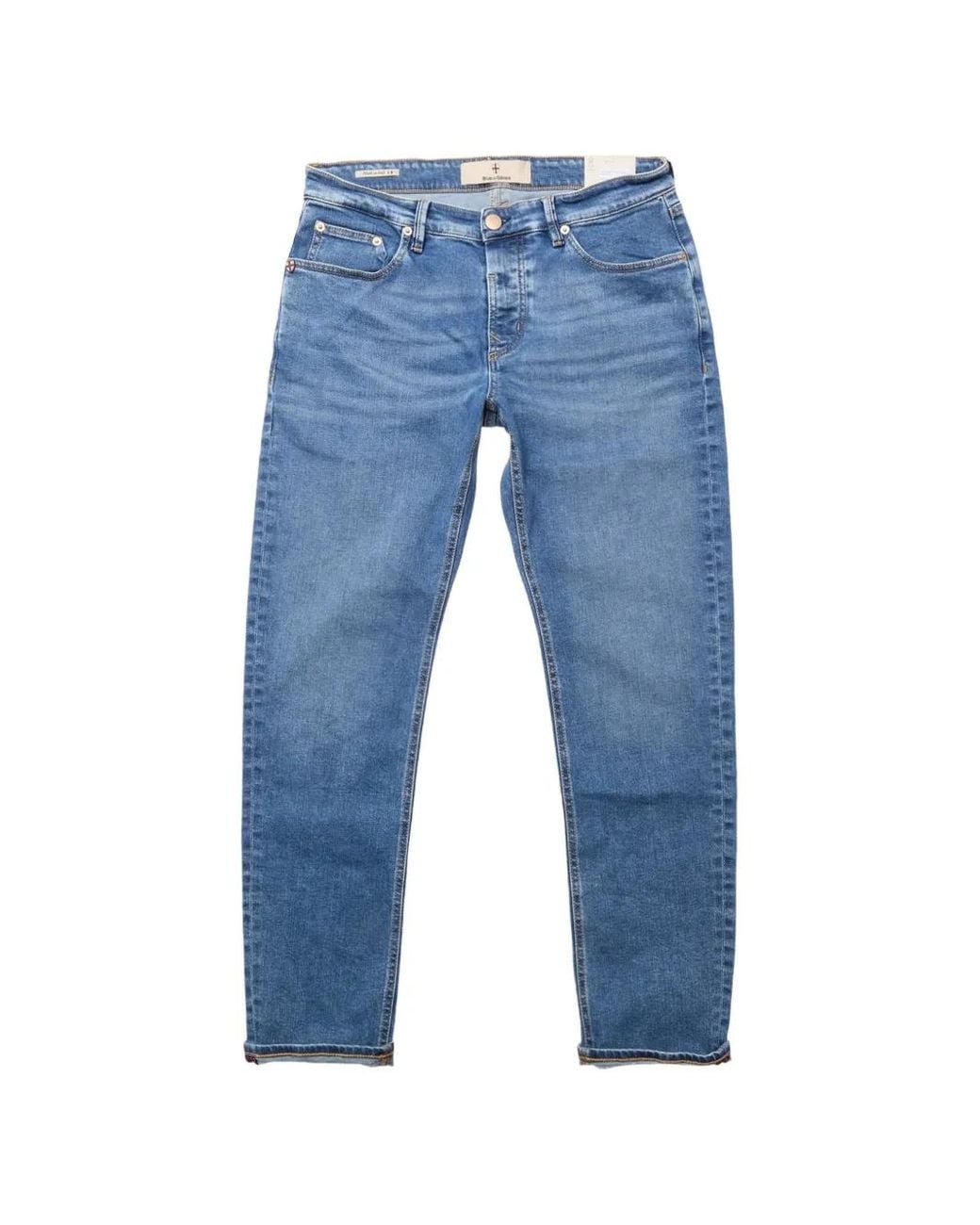 Blue De Gênes Blue Vinci Pala Straight-Leg Jeans for men