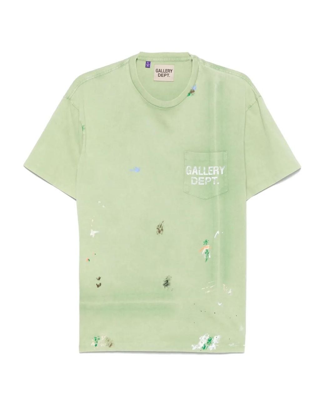 GALLERY DEPT. Green Vintage Logo Painted T-Shirt